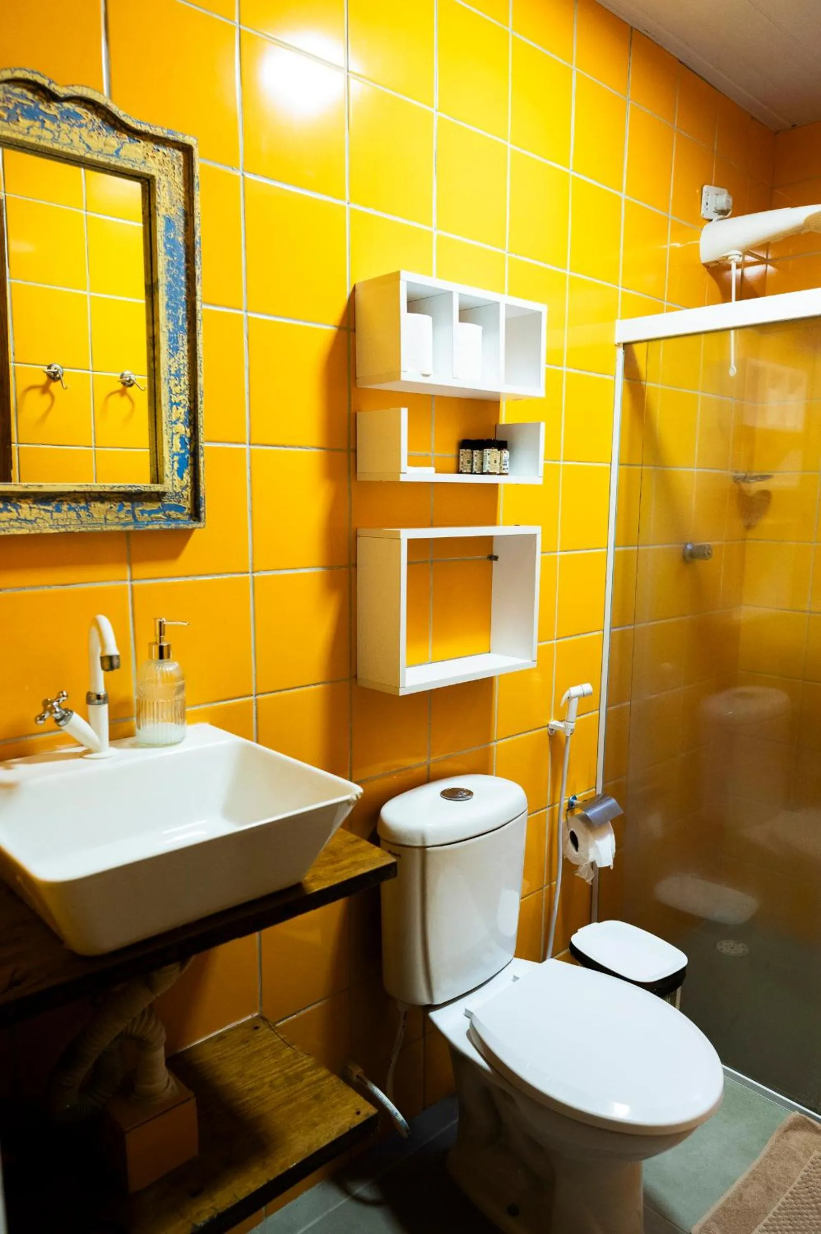 Shower in Pousada Estrela Cordel