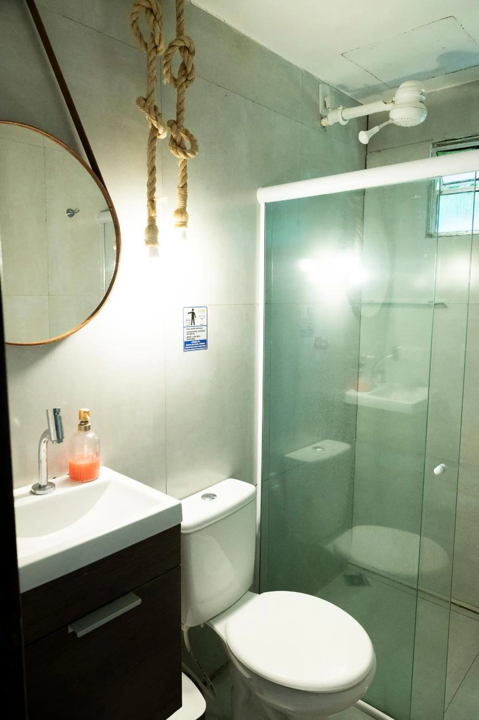 Shower in Pousada Estrela Cordel