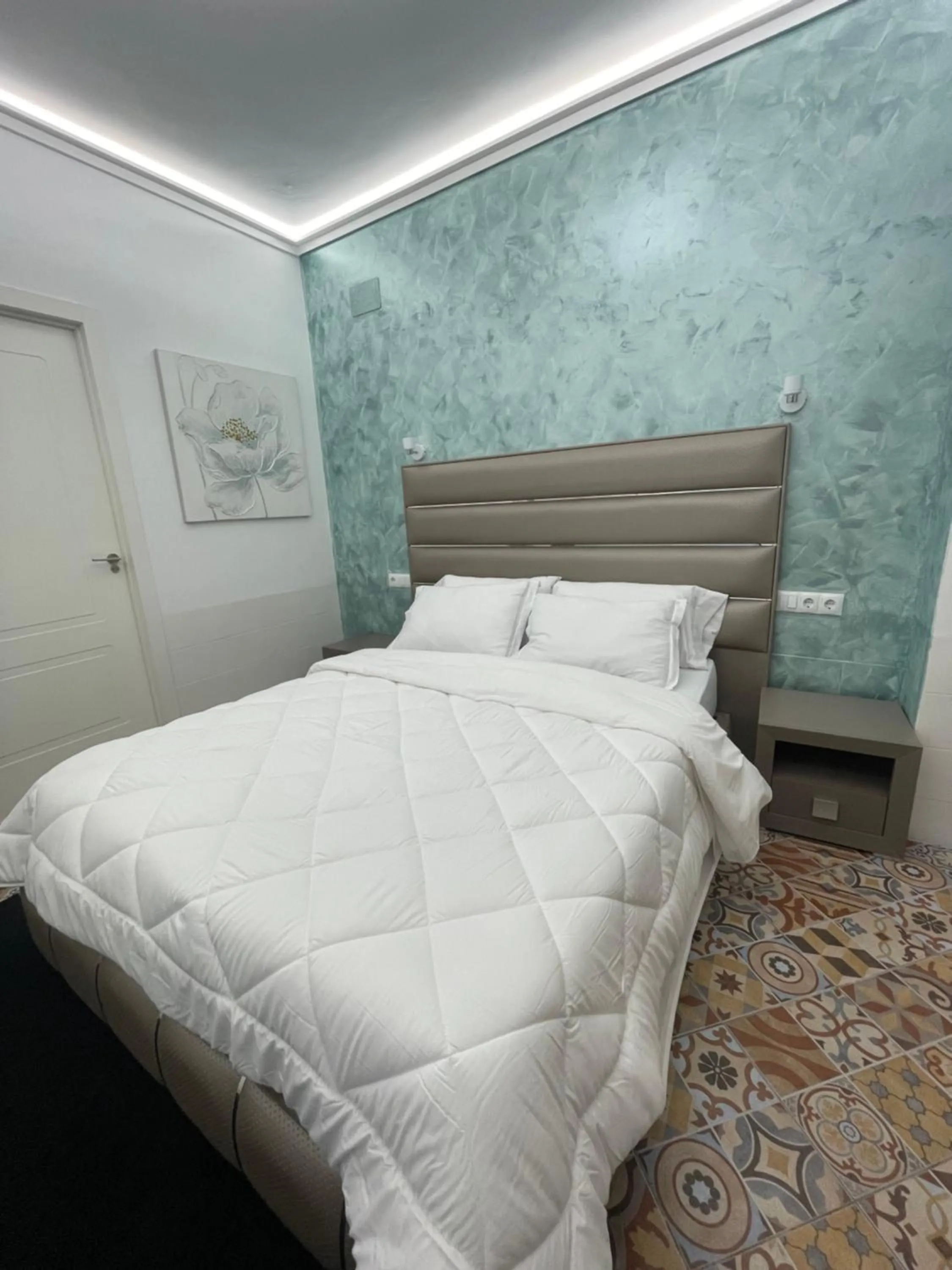 Bed in Galeon Boutique Hotel