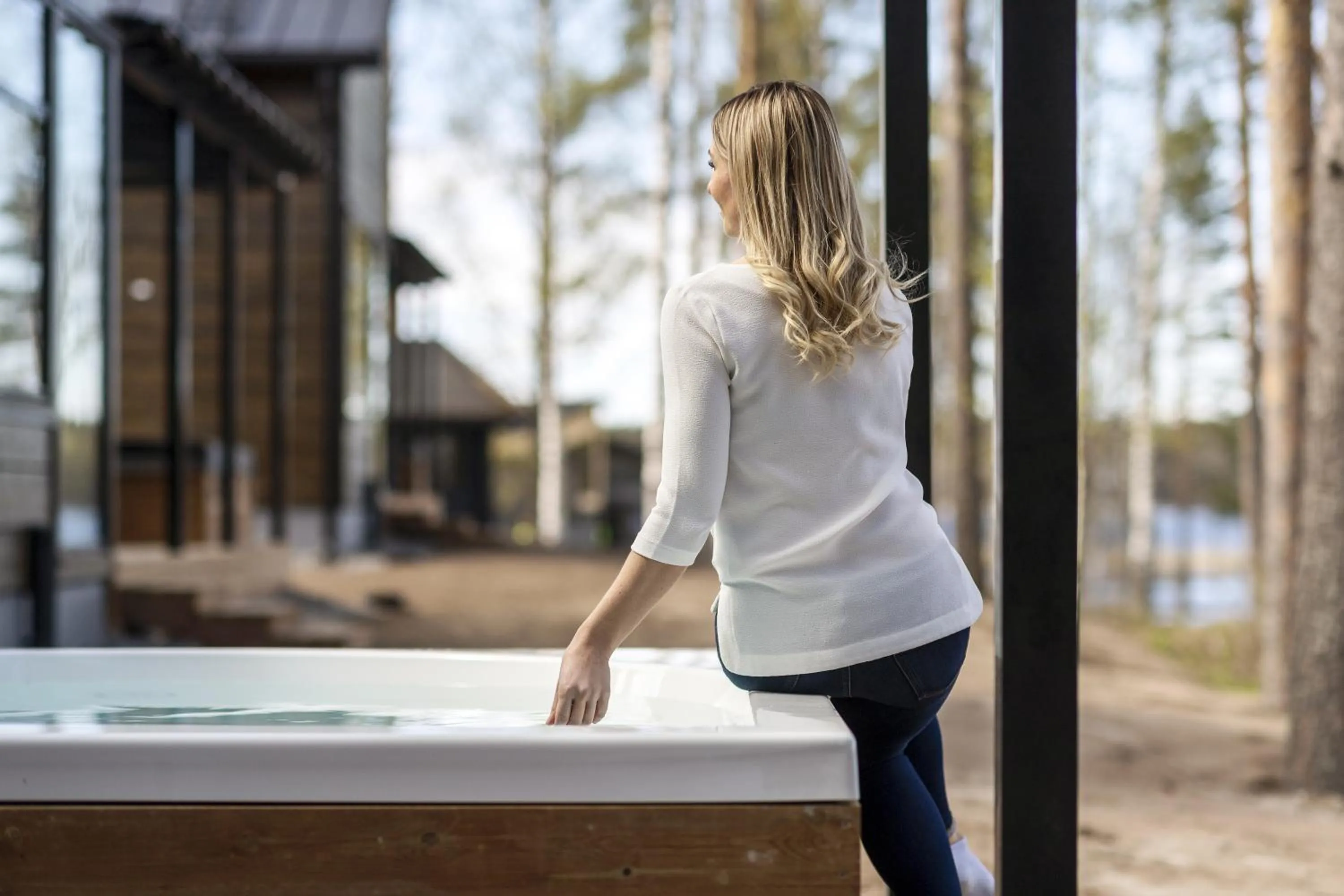 Open Air Bath in Break Sokos Hotel Tykkimäki Resort