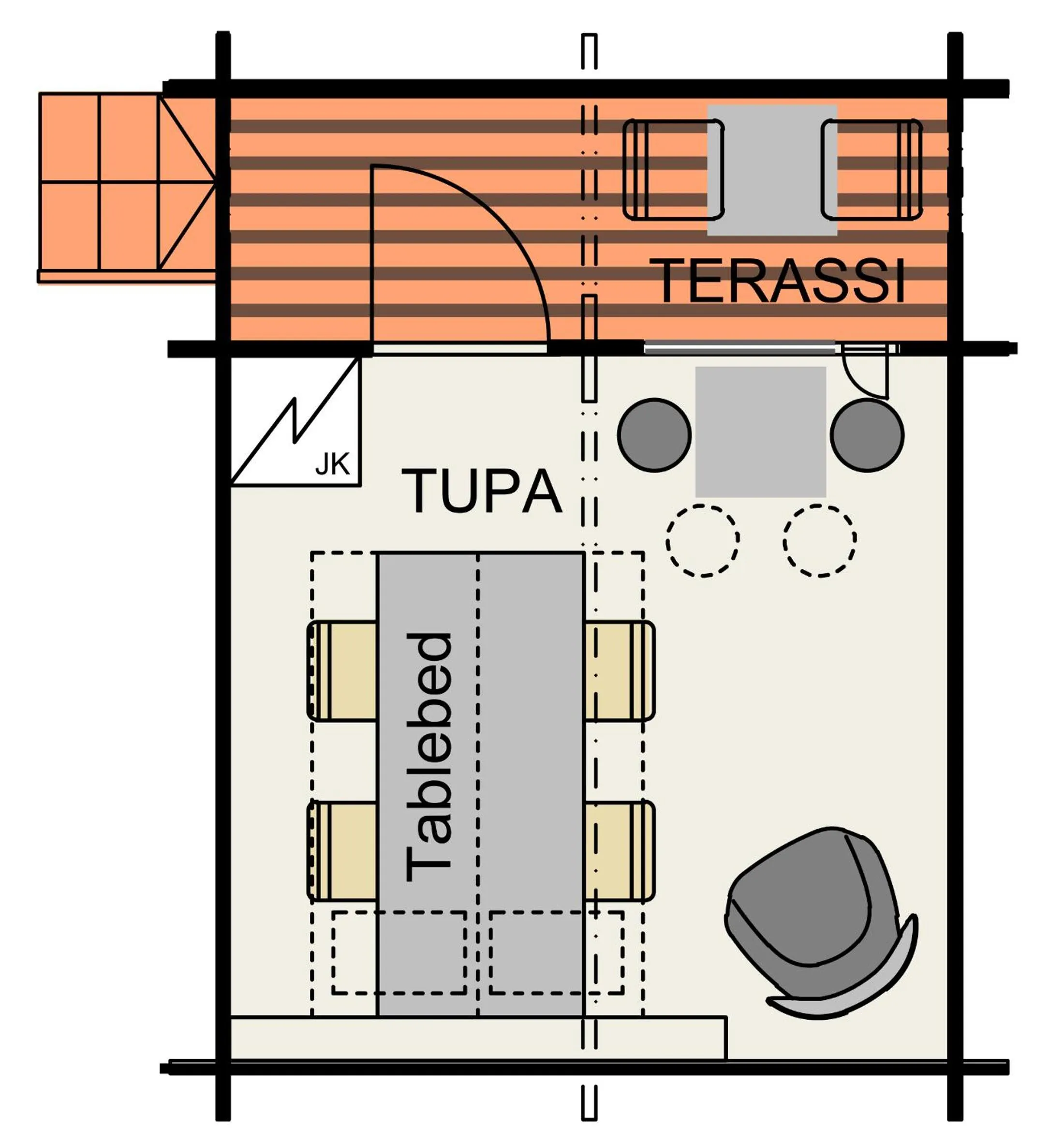 Floor plan in Break Sokos Hotel Tykkimäki Resort