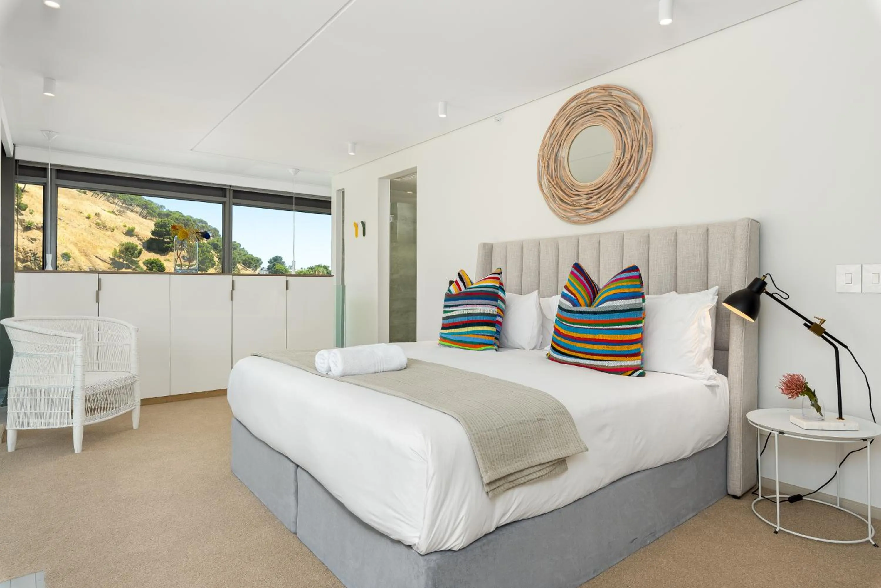 Bed in 117 on Strand Luxury Apartments