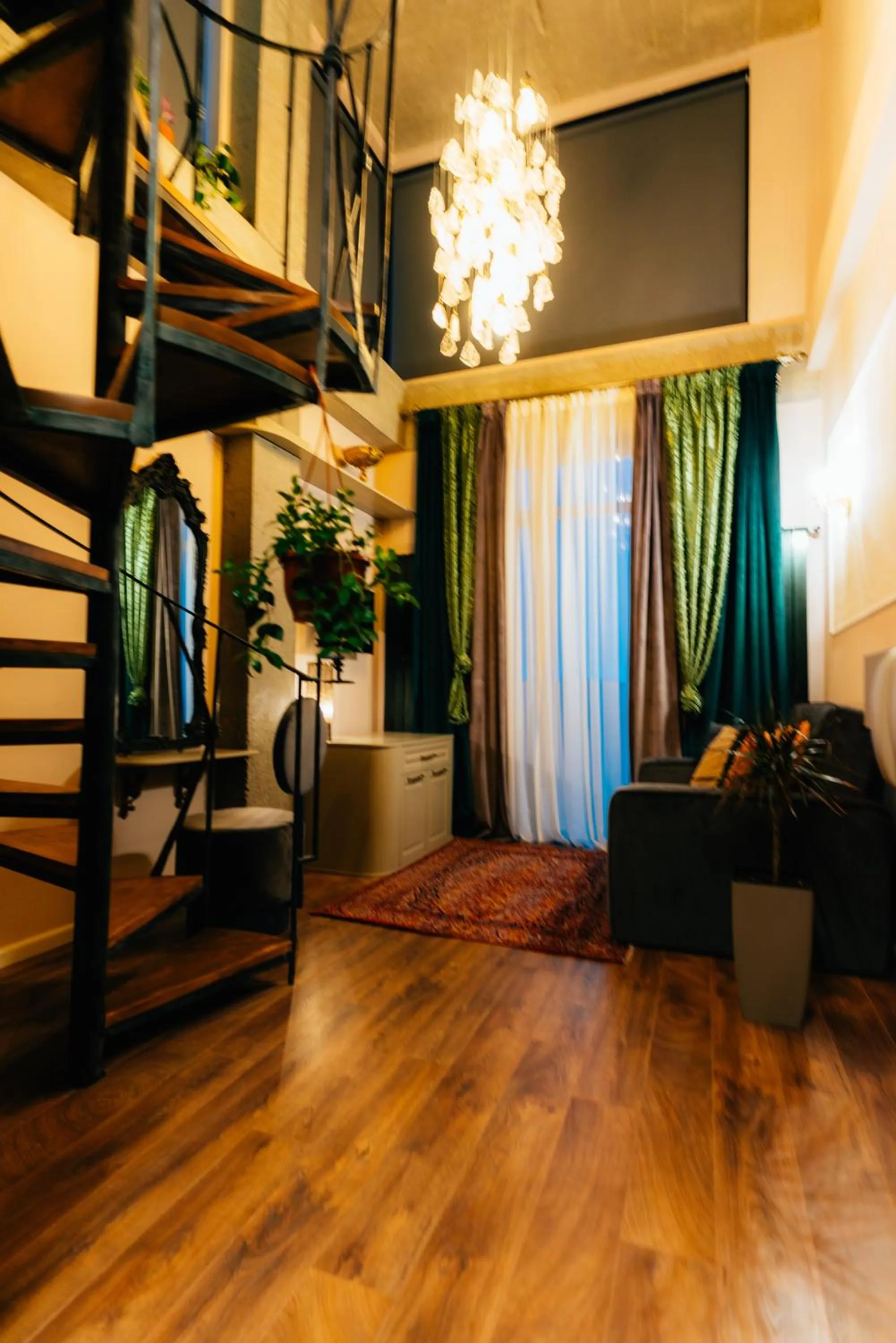 Communal lounge/ TV room in Ati Ambavi Botique Hotel Gudauri