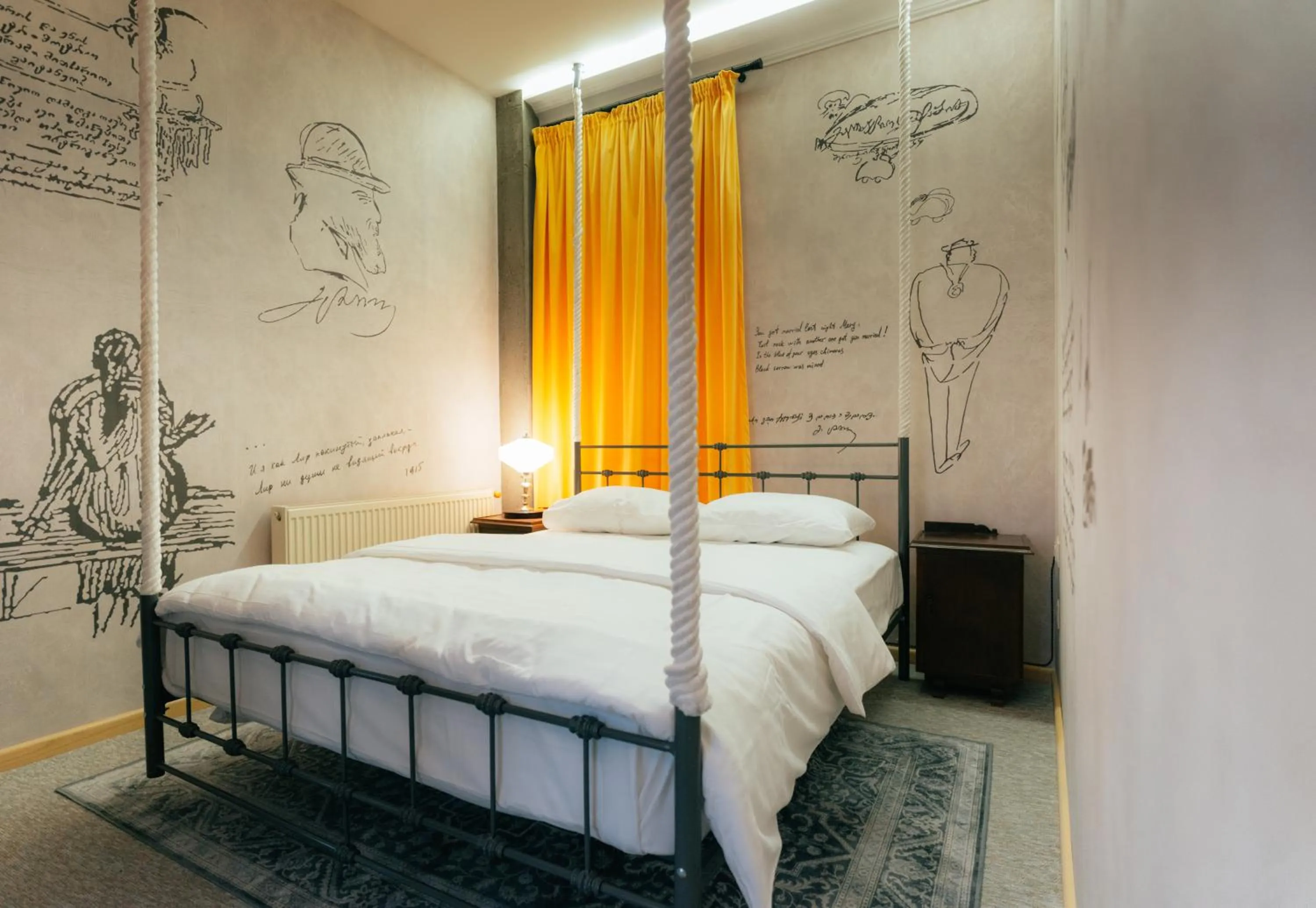 Bed in Ati Ambavi Botique Hotel Gudauri