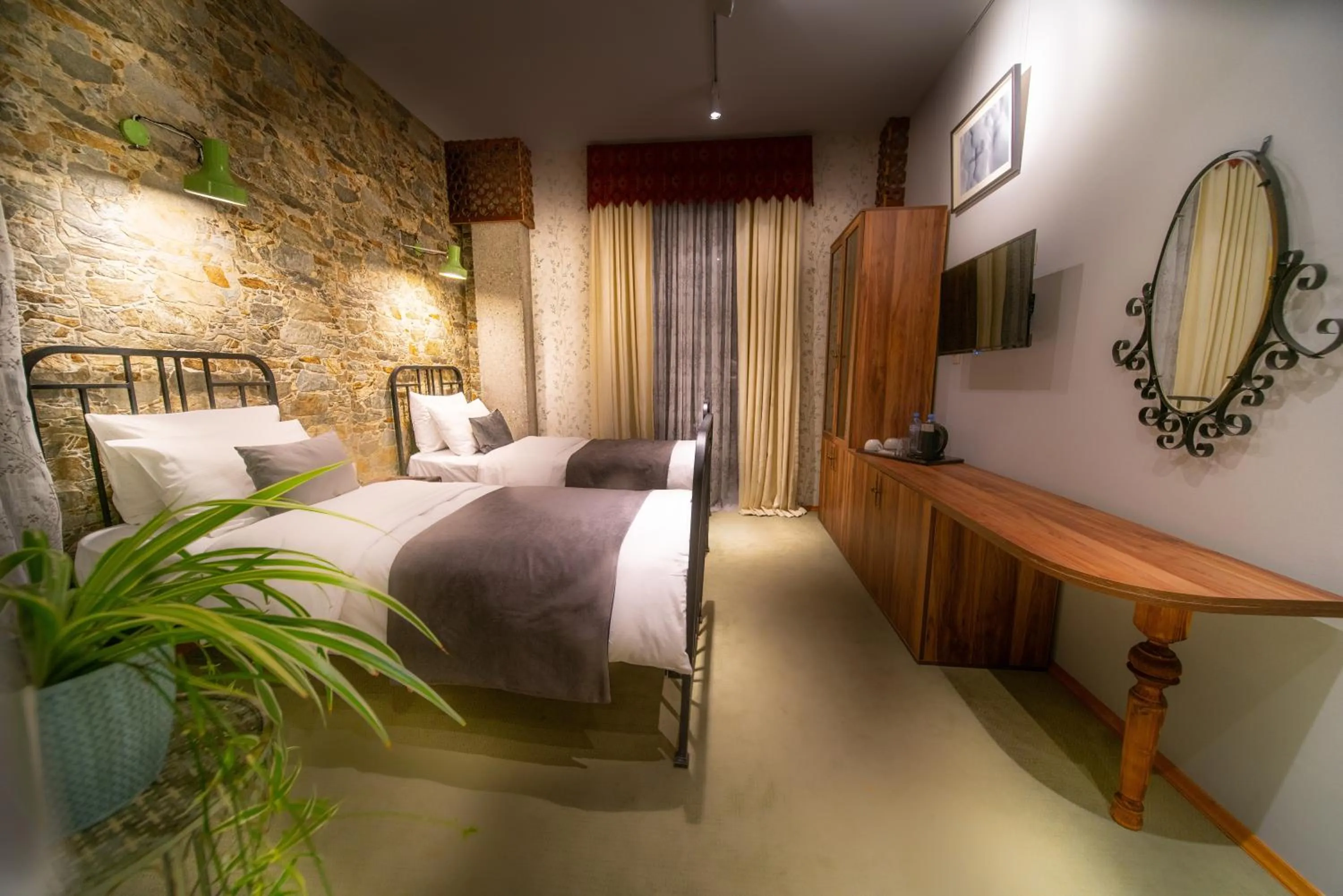 Bed in Ati Ambavi Botique Hotel Gudauri