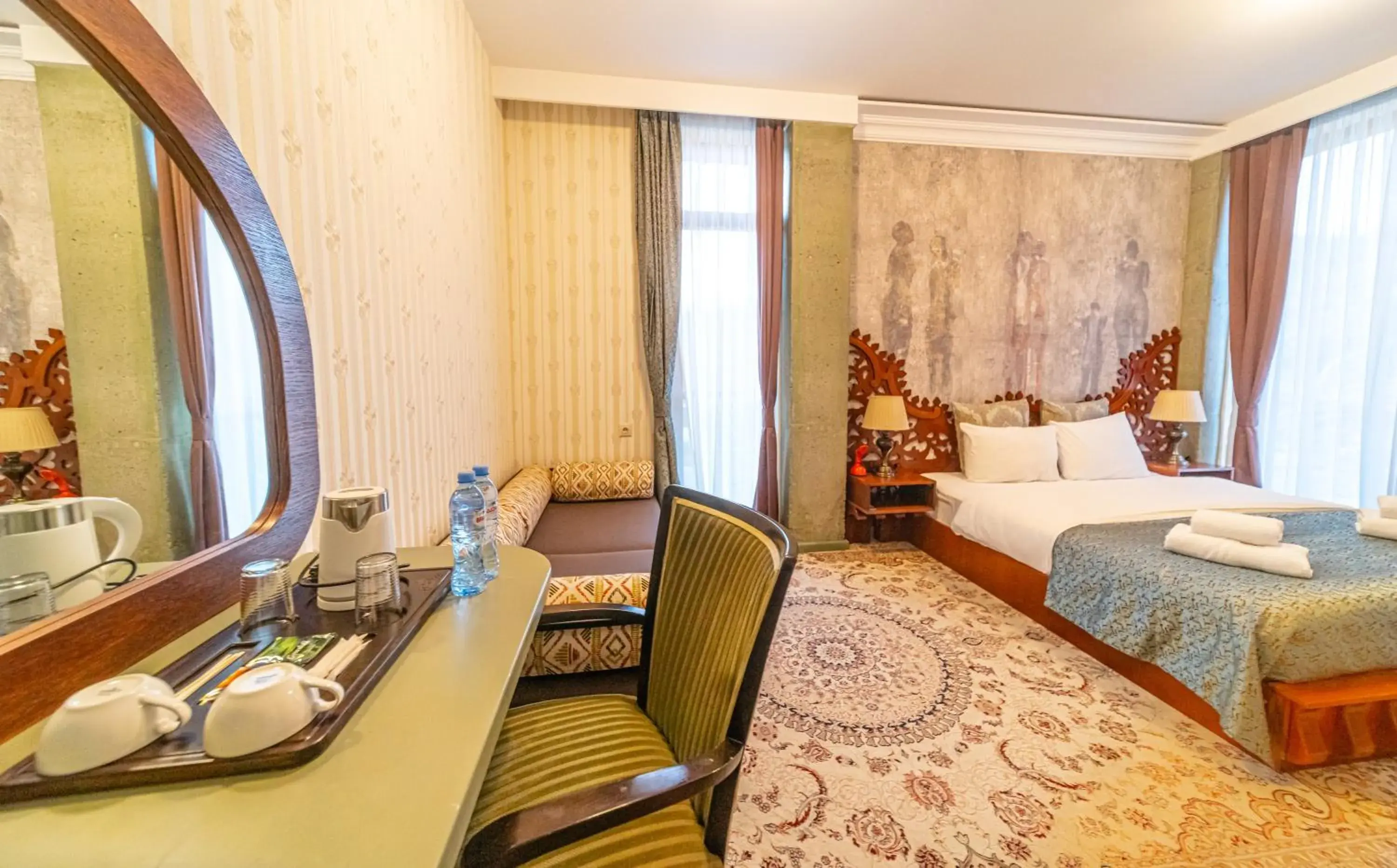 Deluxe Double Room (2 Adults + 1 Child) - single occupancy in Ati Ambavi Botique Hotel Gudauri Deluxe Double Room (2 Adults + 1 Child) - single occupancy in Ati Ambavi Botique Hotel Gudauri