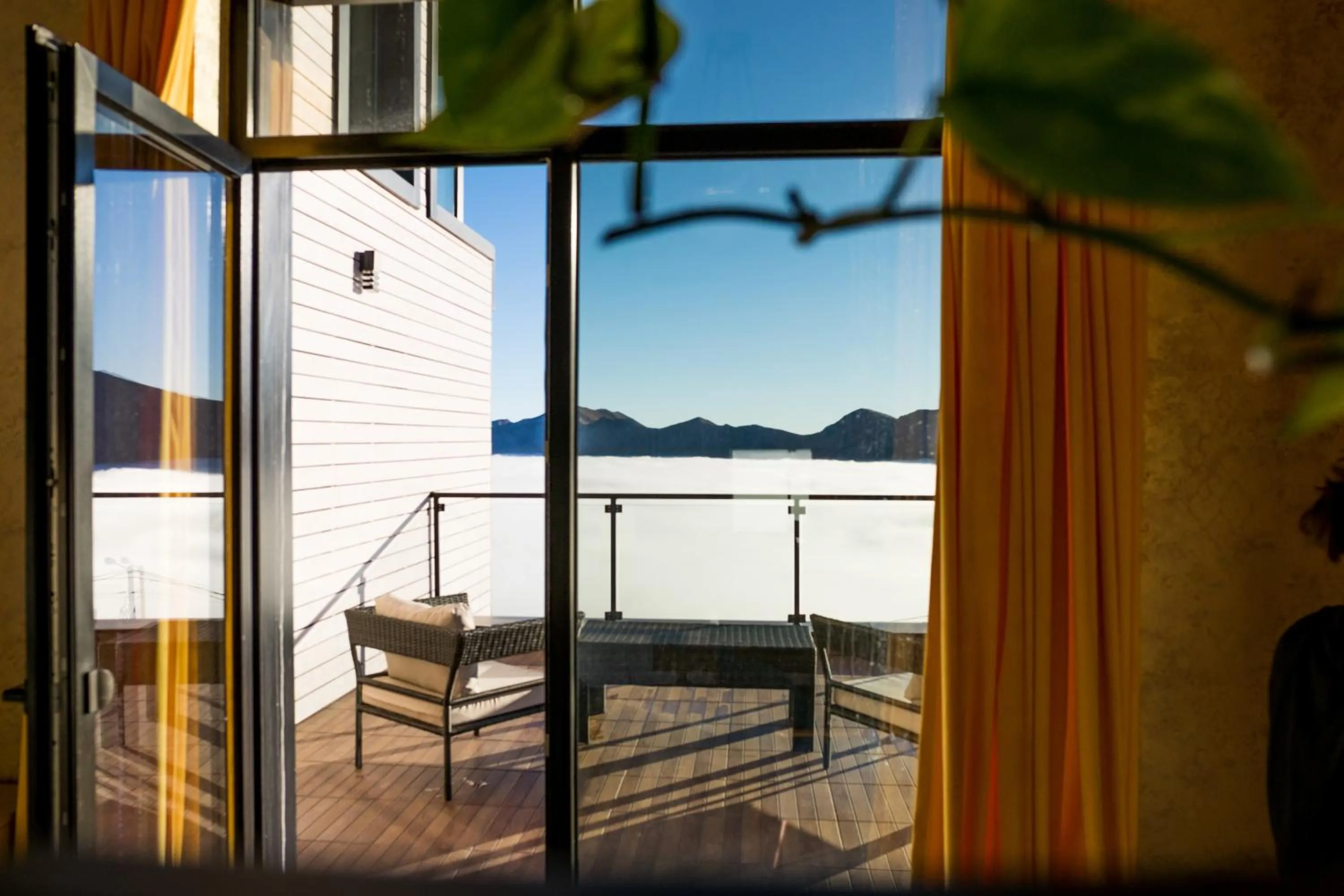 Balcony/Terrace in Ati Ambavi Botique Hotel Gudauri