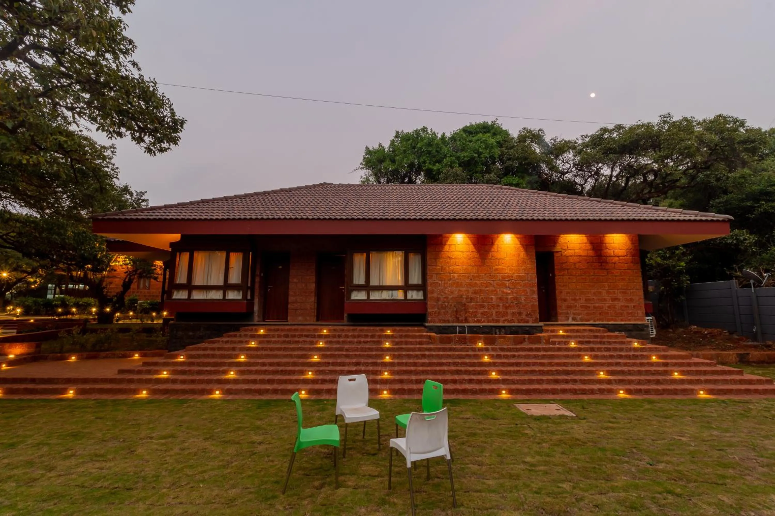 Property building in R R Heritage Resort Pure Vegetarian