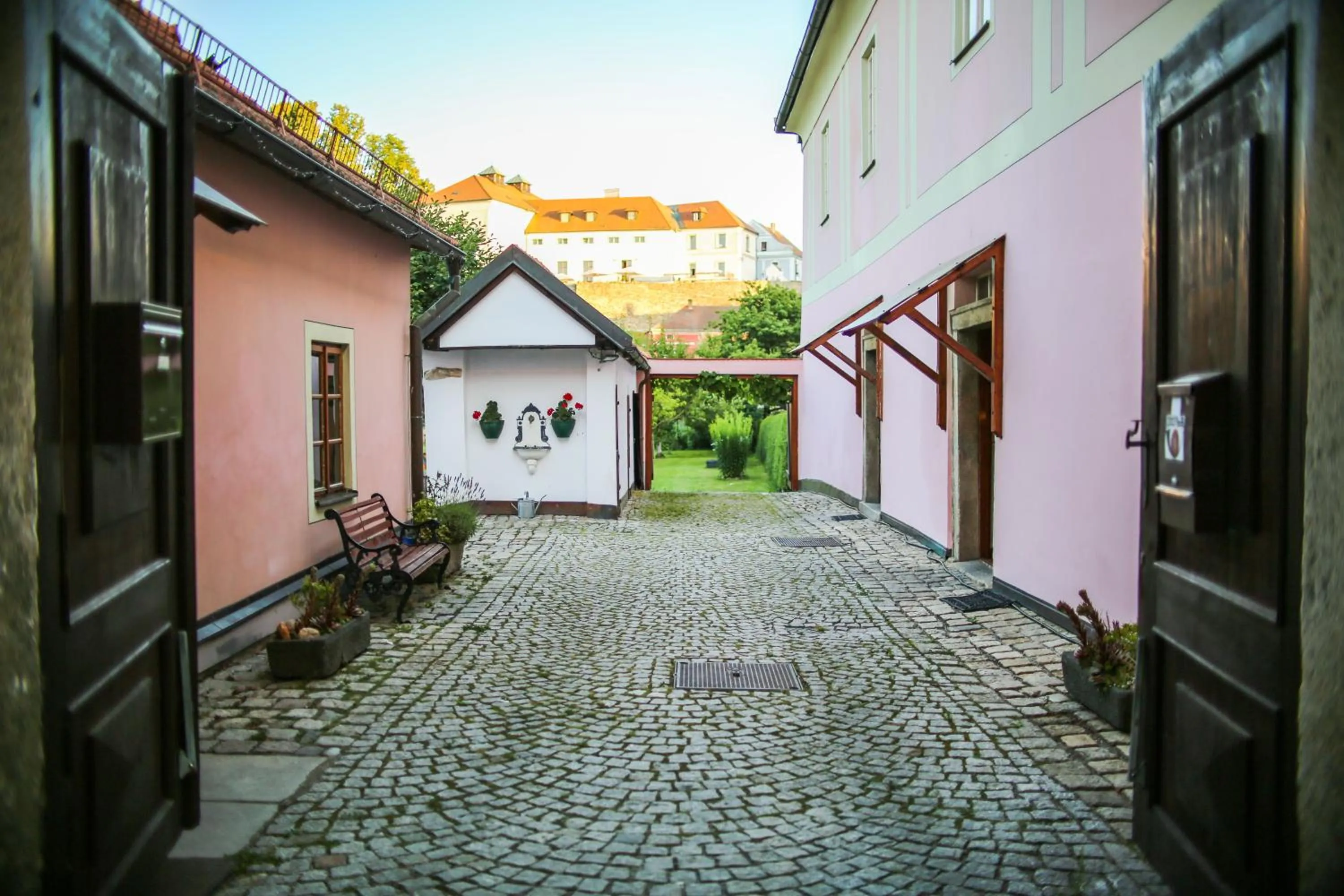 Facade/entrance in Orangerie Garden by KH