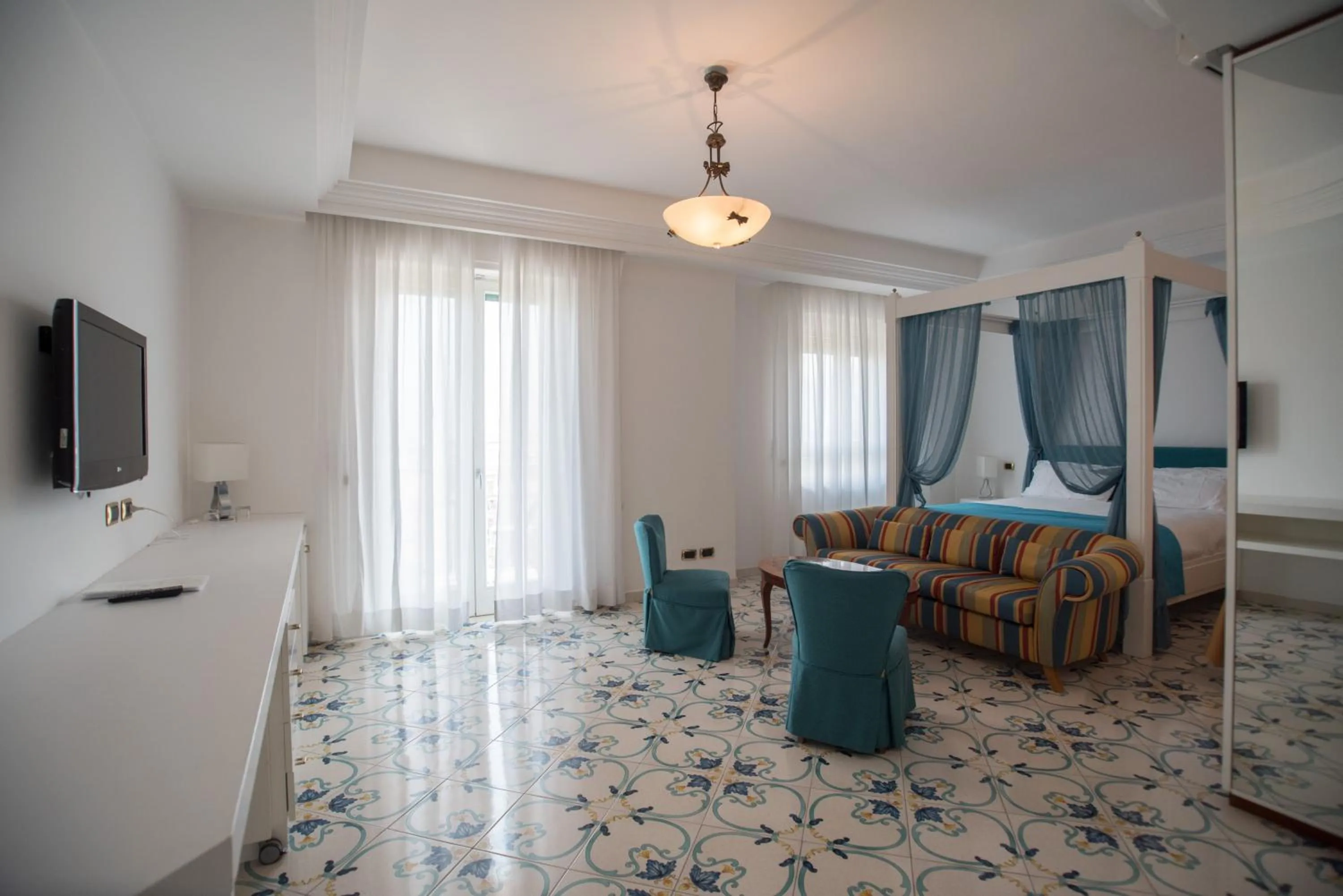 Bed in Hotel Villa Maria