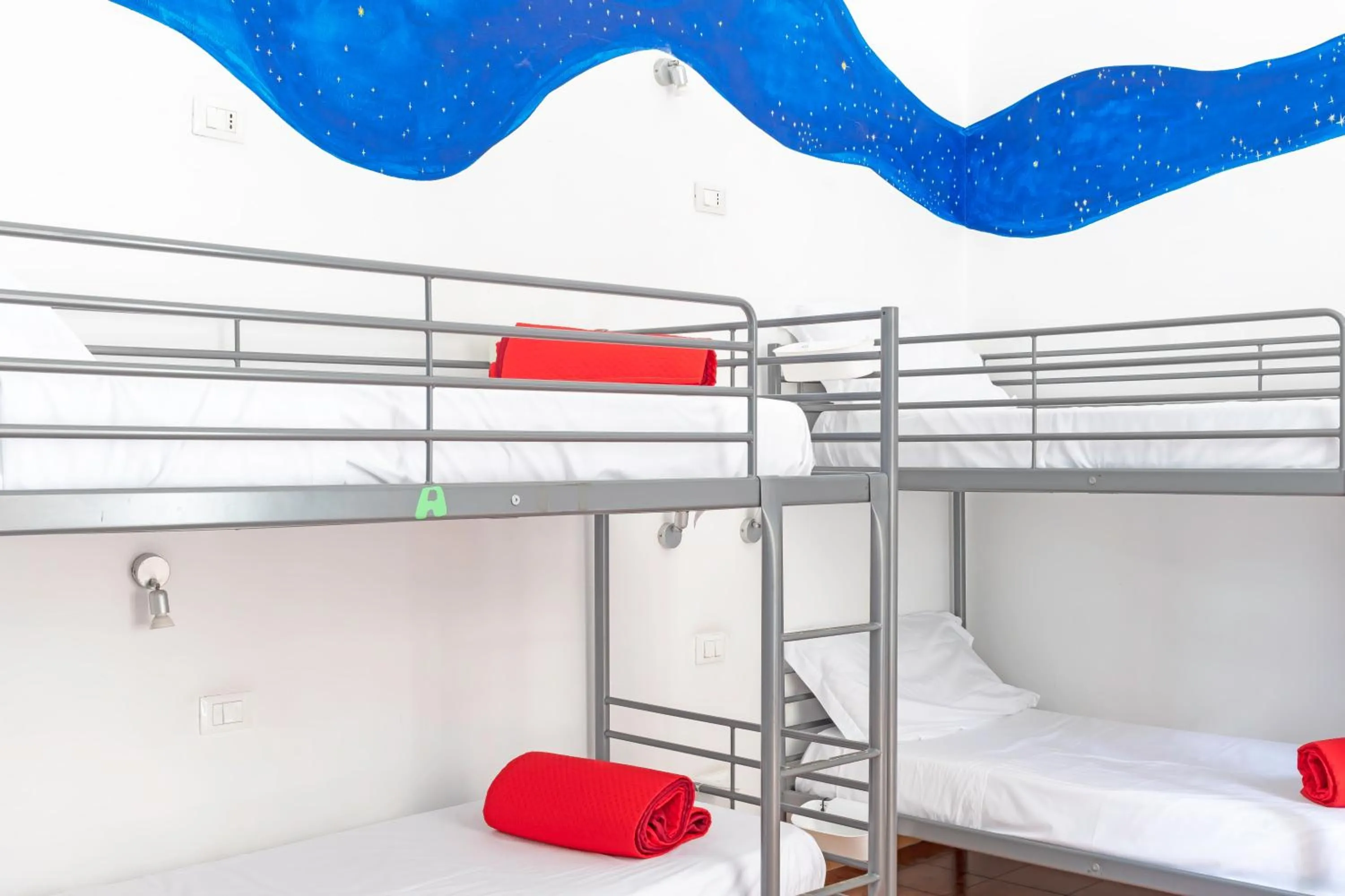 Decorative detail, Bed in A Casa di Amici