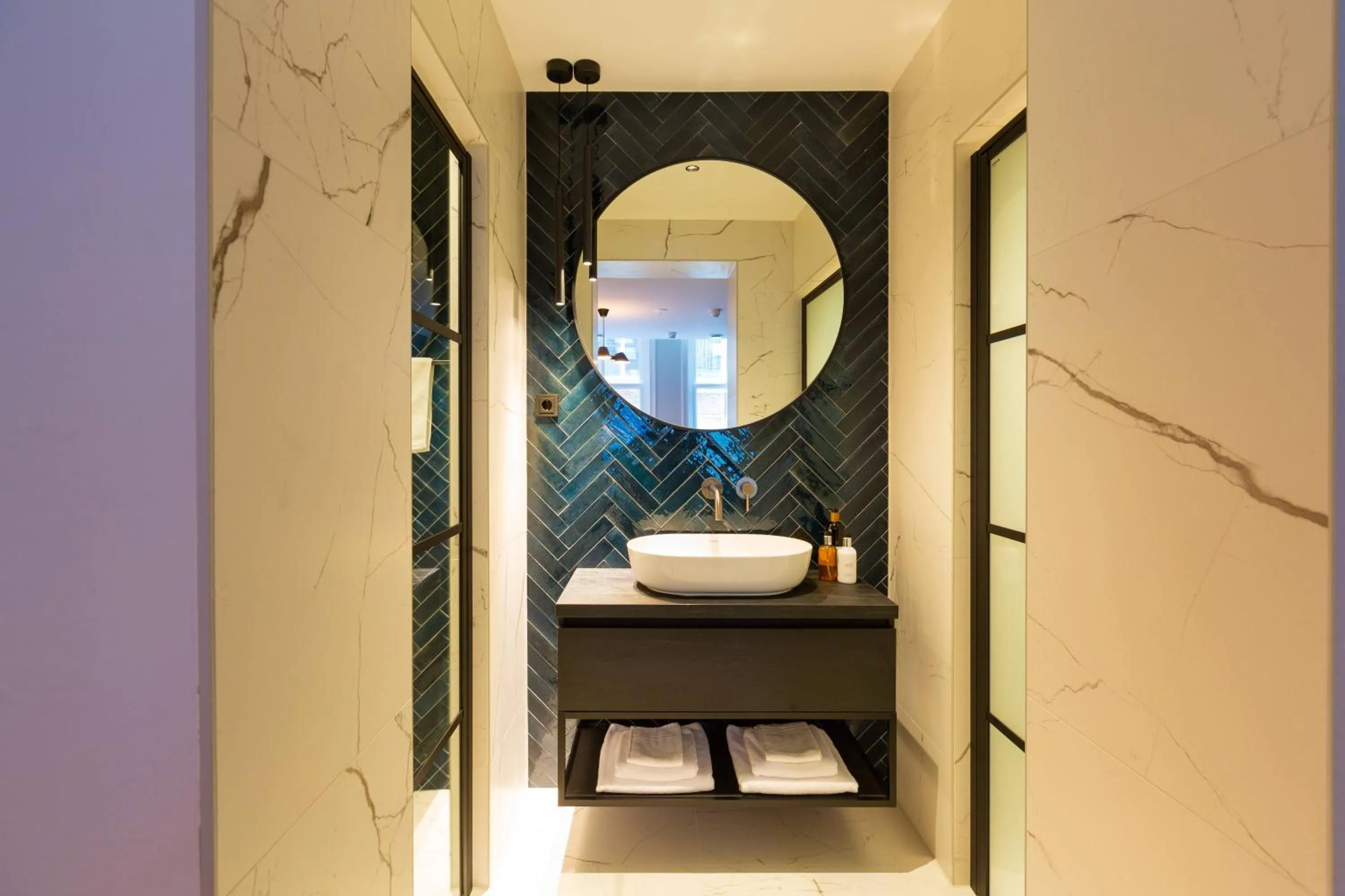 Bathroom in Boutiquehotel Princenjagt