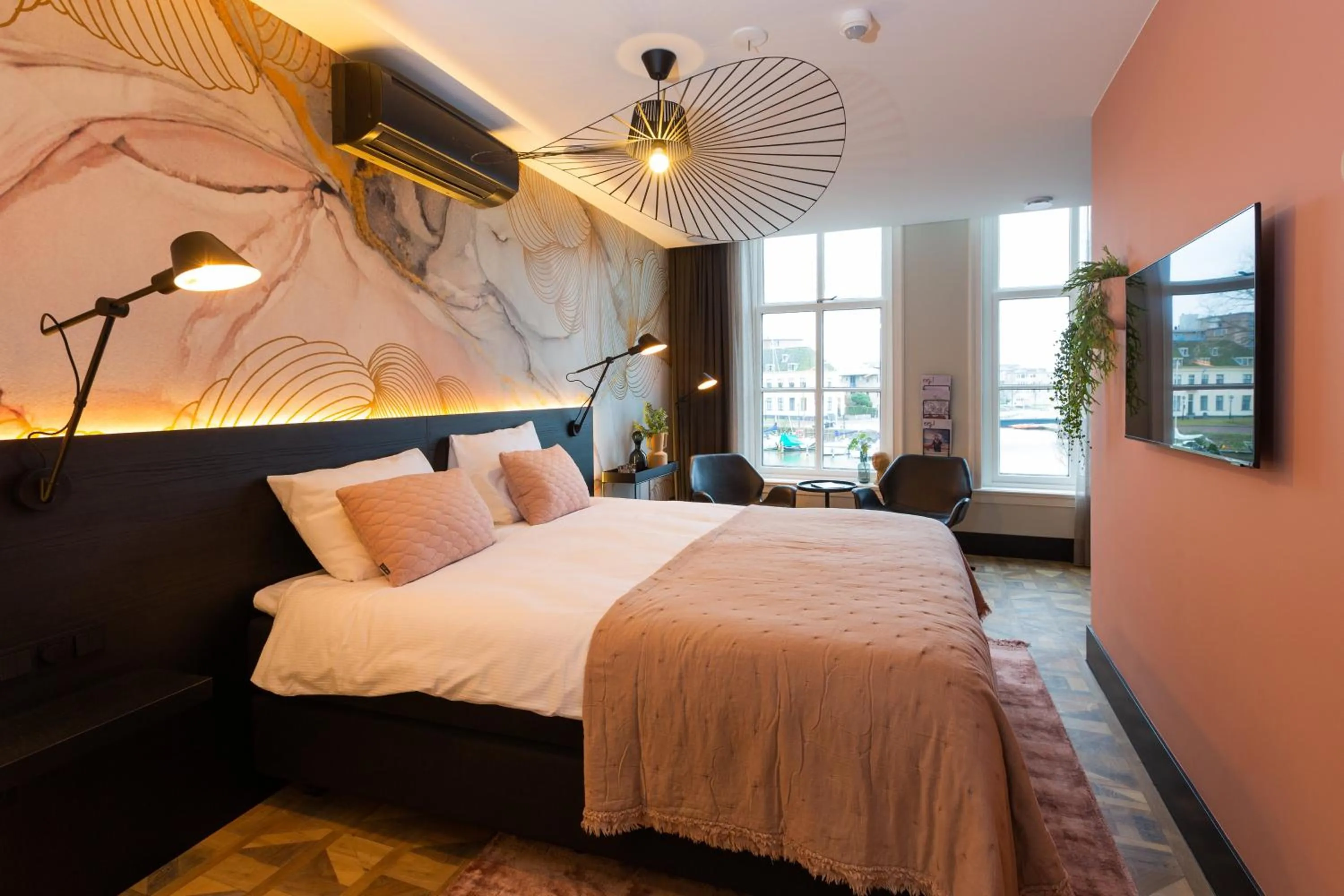 Bedroom, Bed in Boutiquehotel Princenjagt