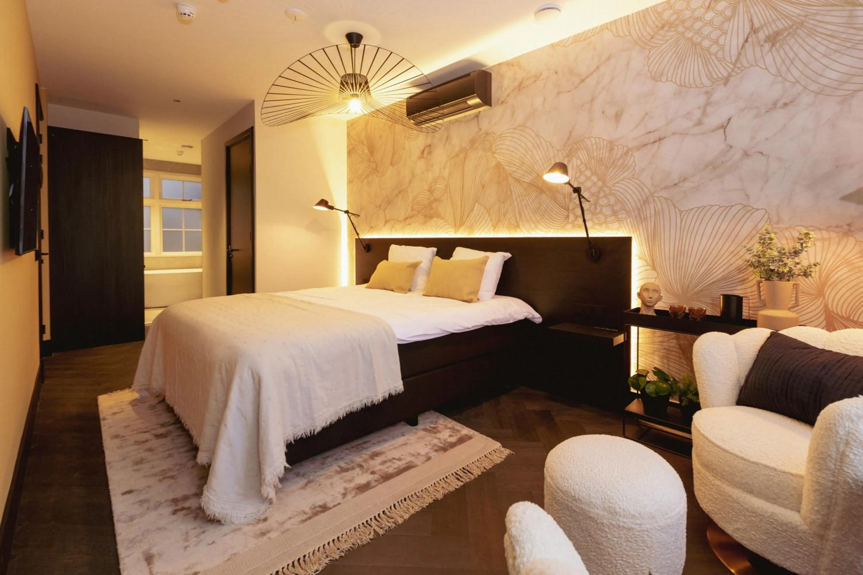 Bedroom, Bed in Boutiquehotel Princenjagt