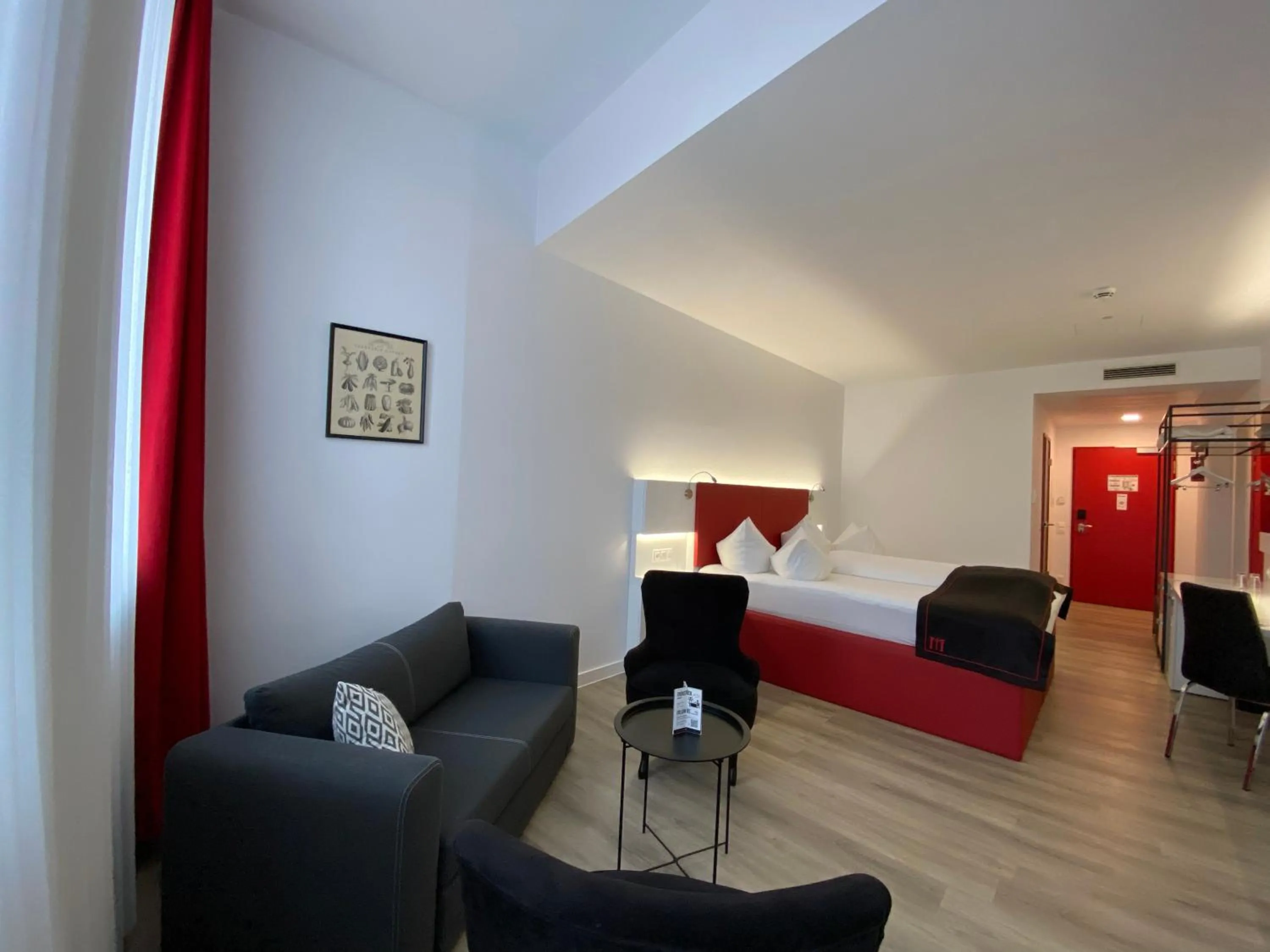 Bedroom, Bed in DORMERO Hotel Hof