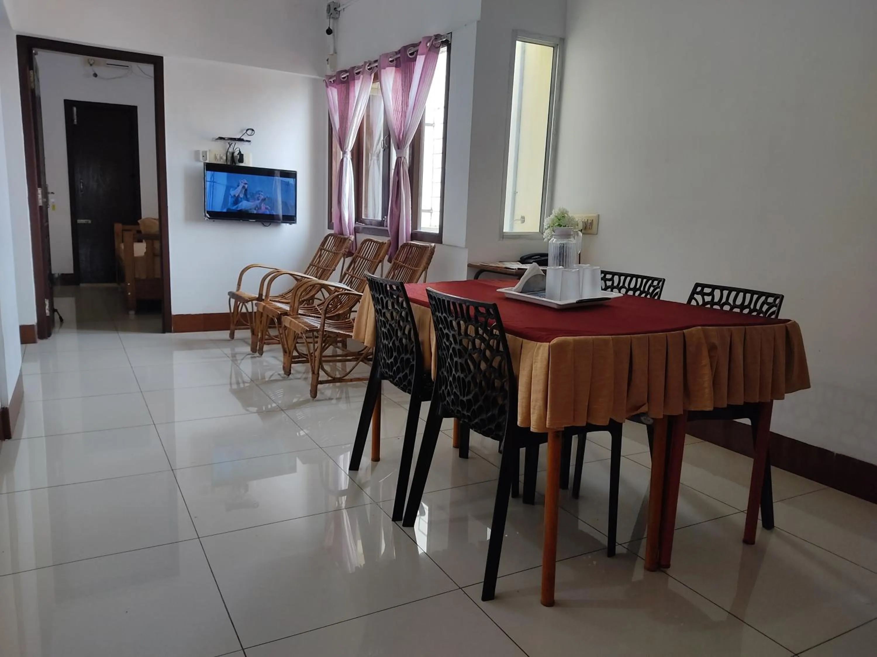 Dining area in Manora Residency