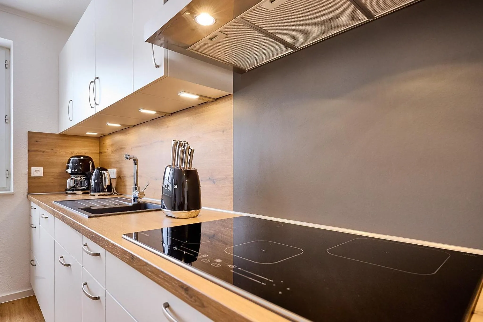 Kitchen or kitchenette in Haus Mühlentrift Döse