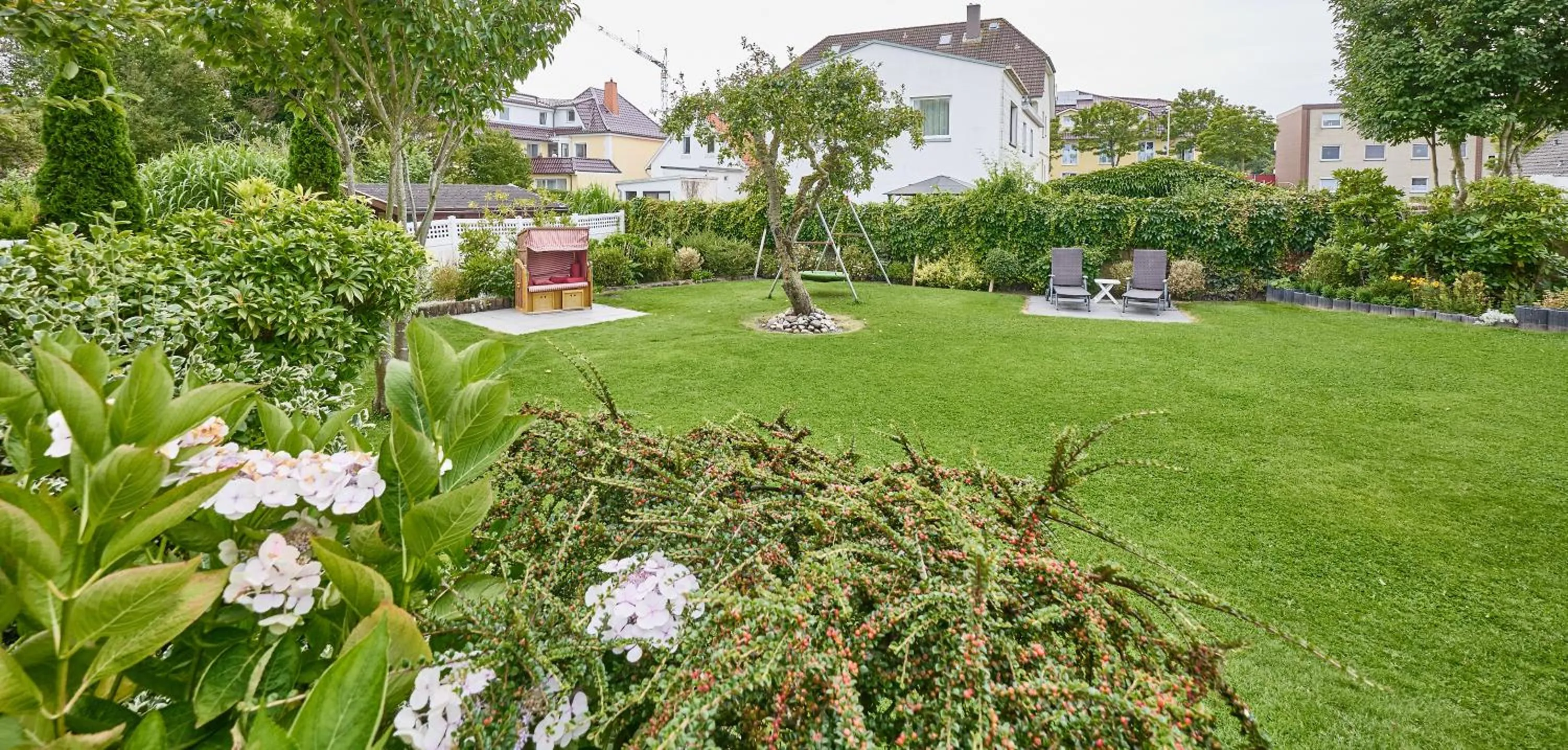 Garden view in Haus Mühlentrift Döse