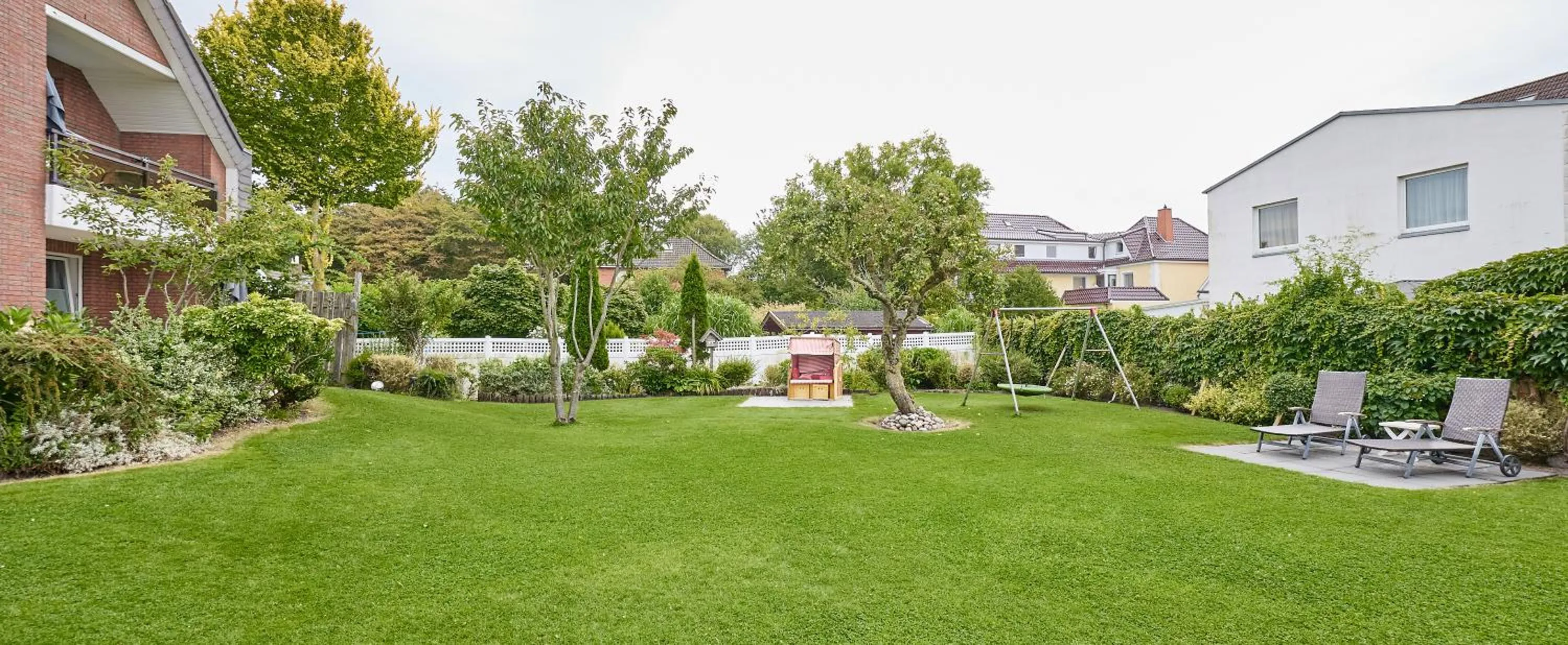Garden view in Haus Mühlentrift Döse