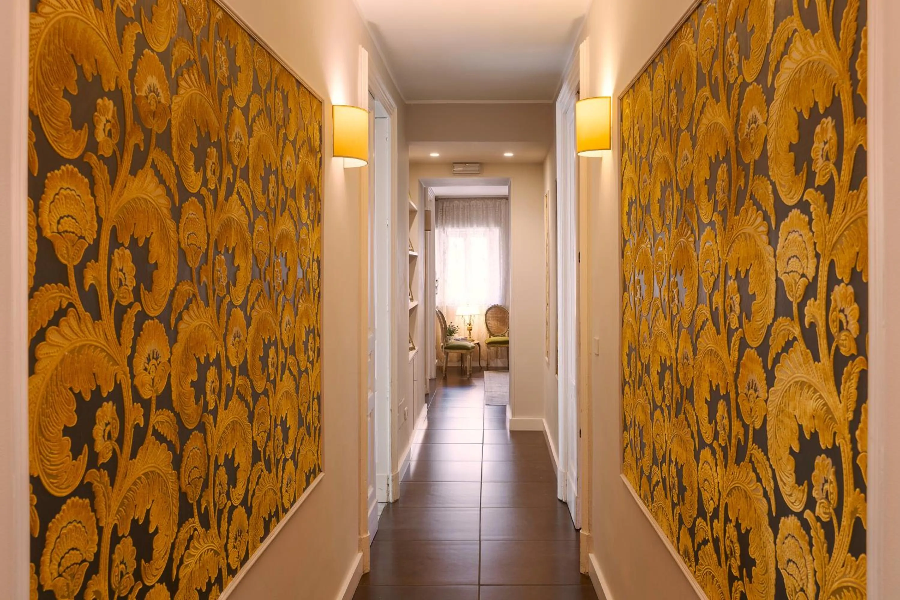 Decorative detail in B&B Palazzo Cerami