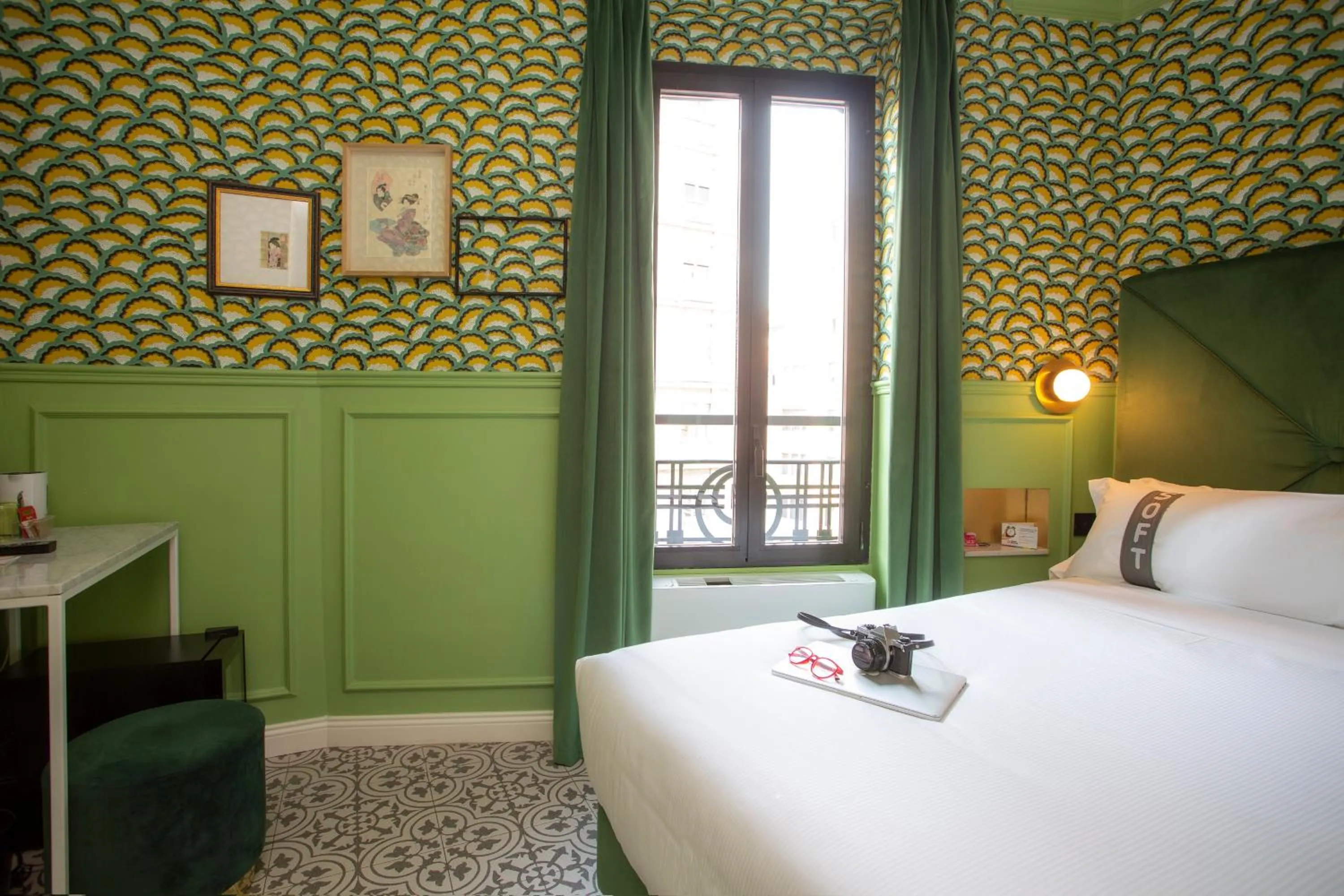 Photo of the whole room, Bed in Casual Eclettico Milano