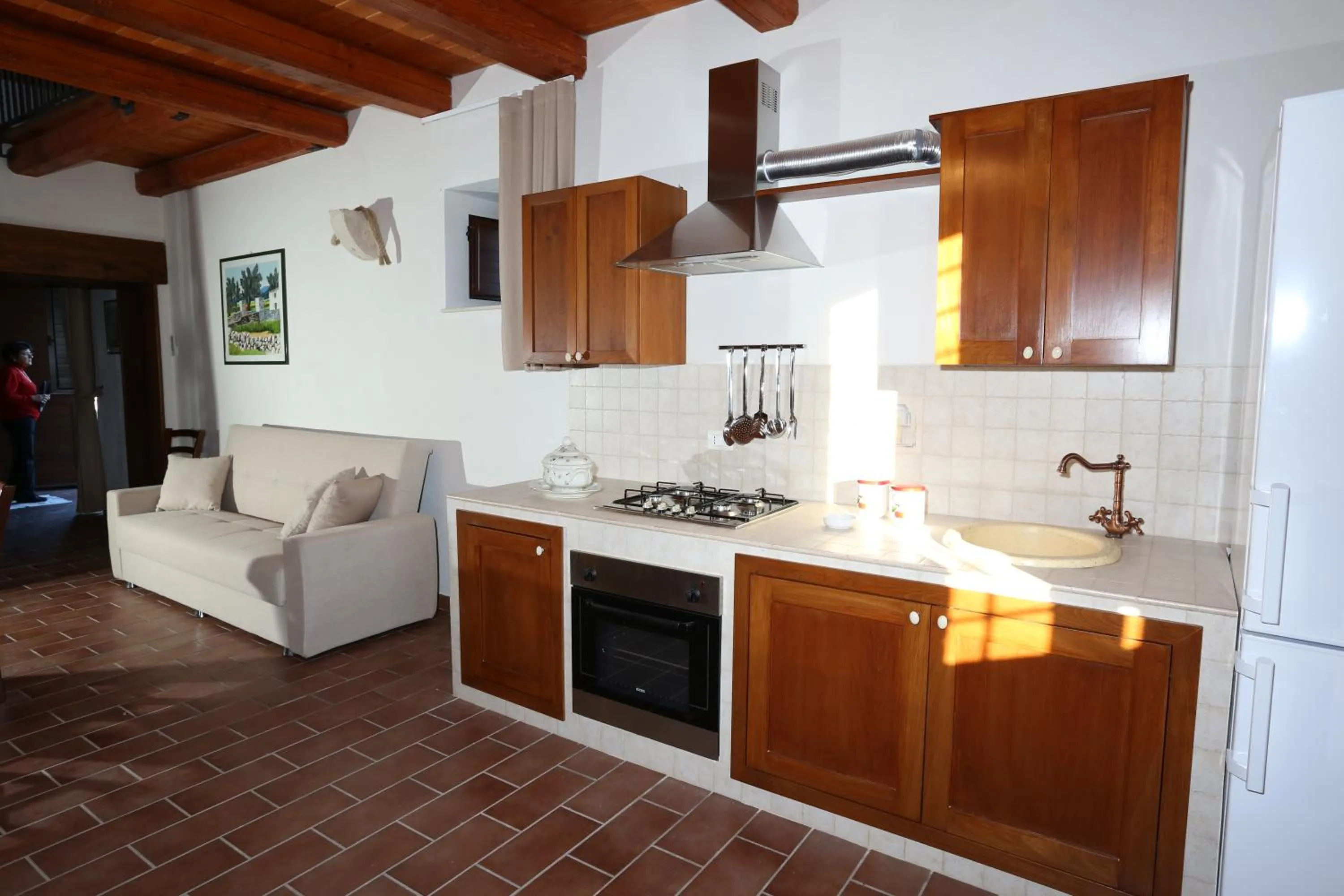 Kitchen or kitchenette in Serravalle Relais & Country Villa with private pool - Esclusive use