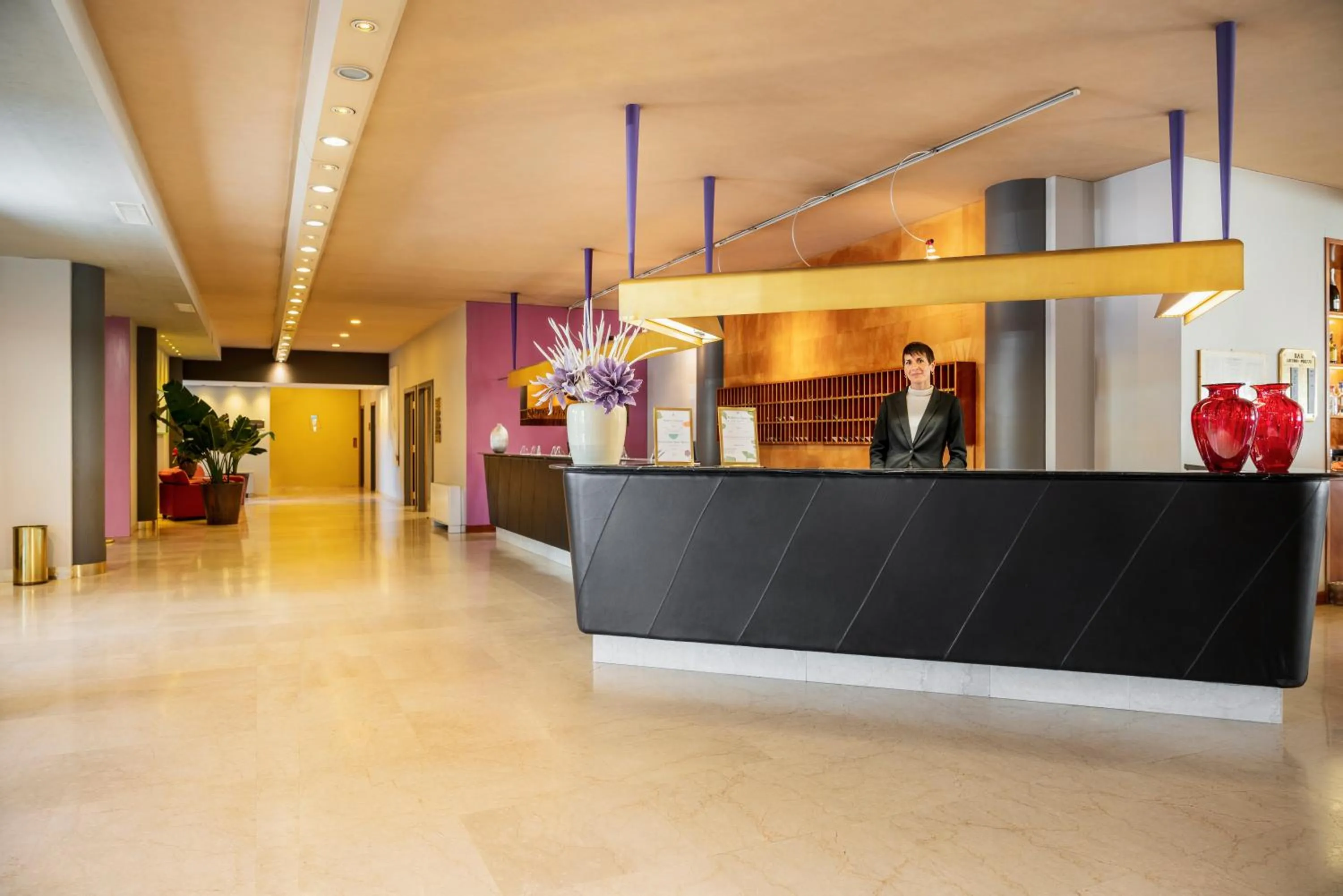 Lobby or reception in Perugia Park Hotel