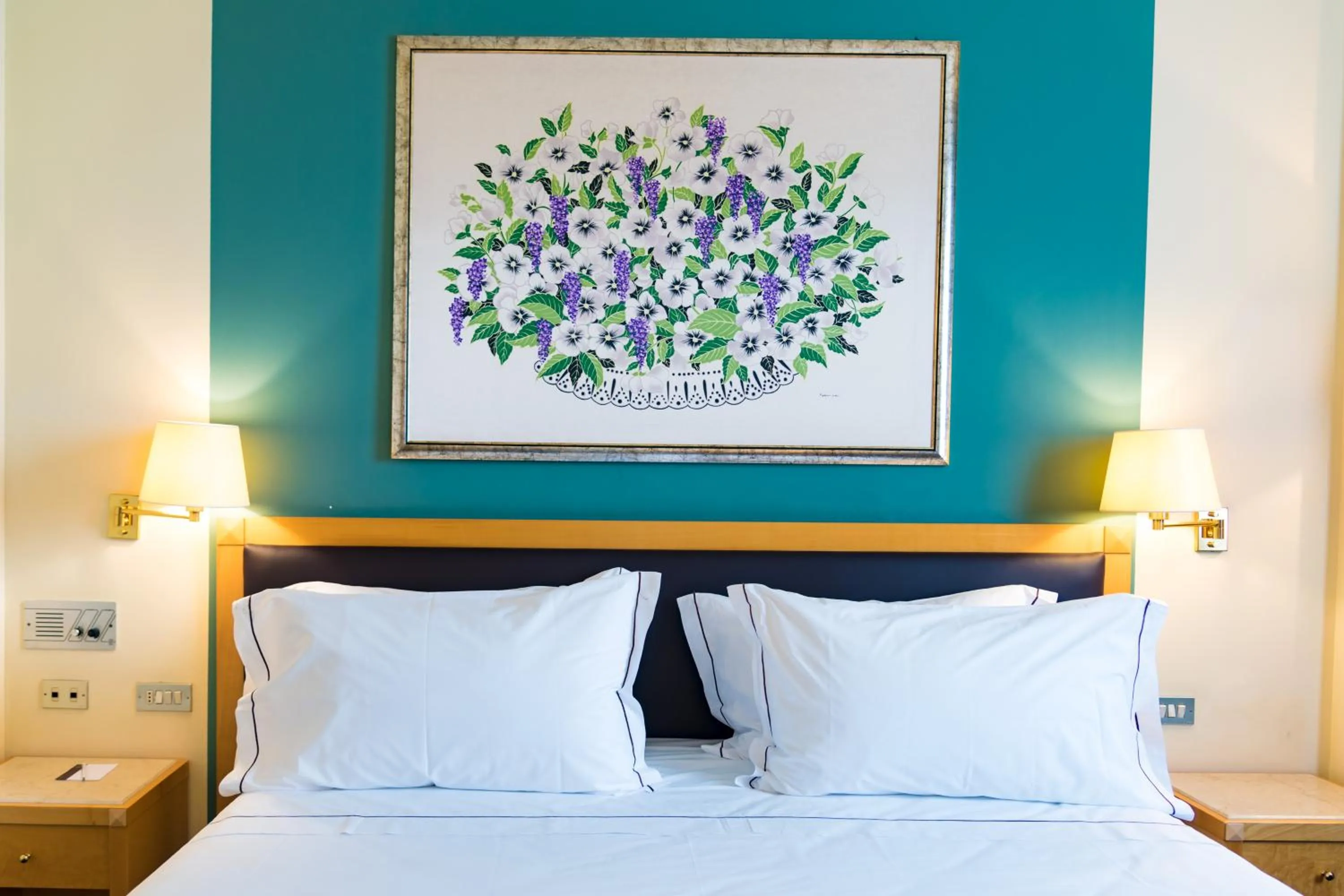 Bedroom, Bed in City Life Hotel Poliziano, by R Collection Hotels