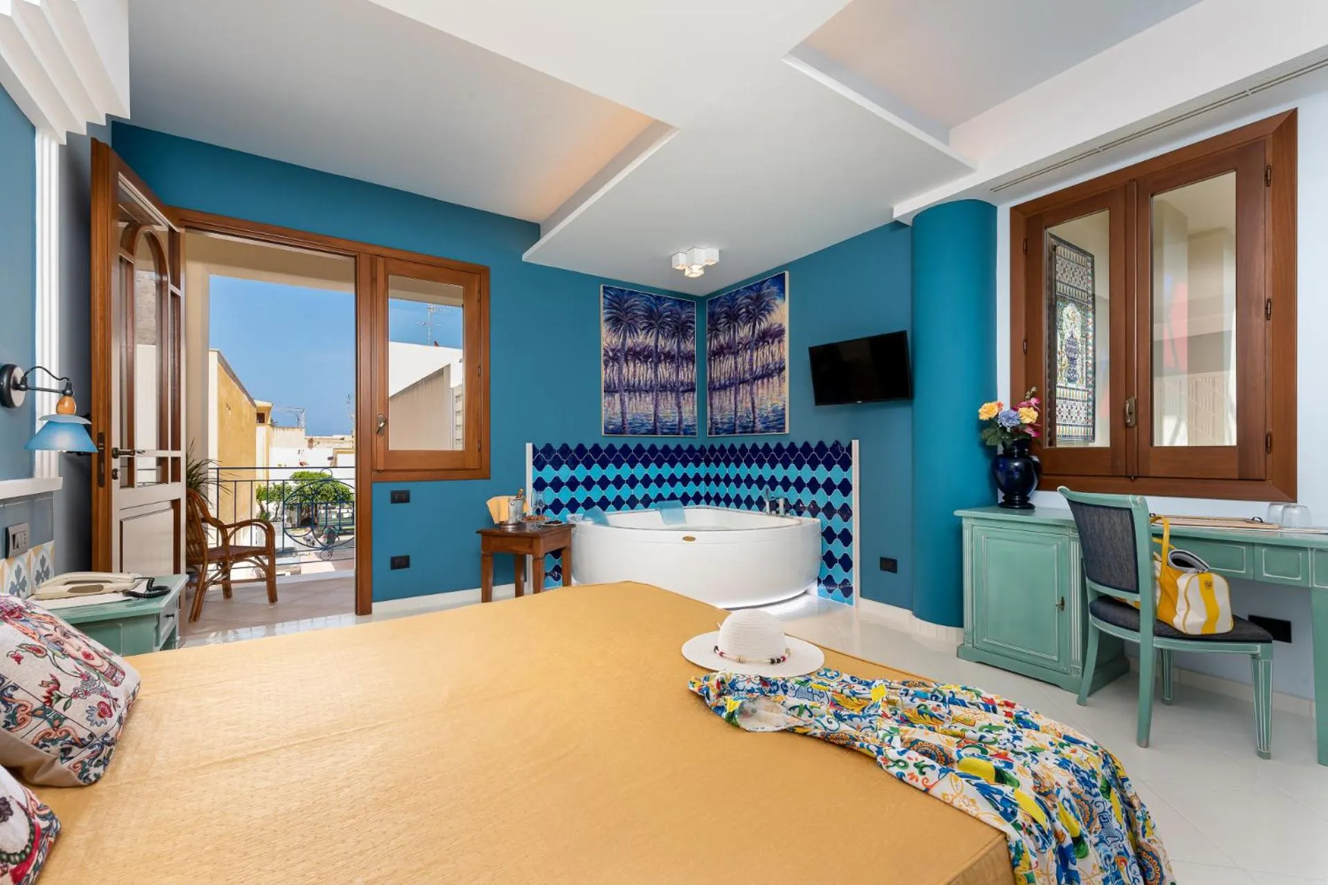 Bedroom, Bed in Hotel Sicilya