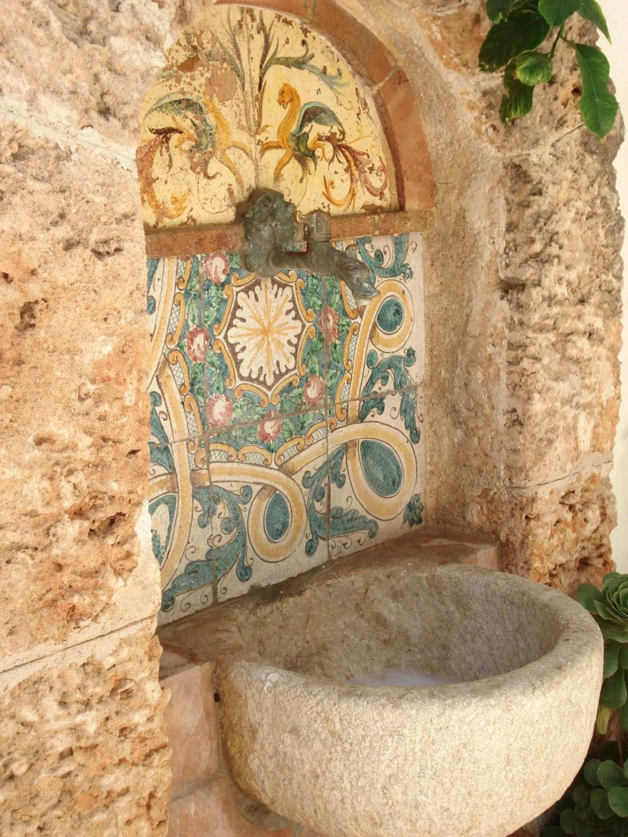 Decorative detail in Hotel Sicilya