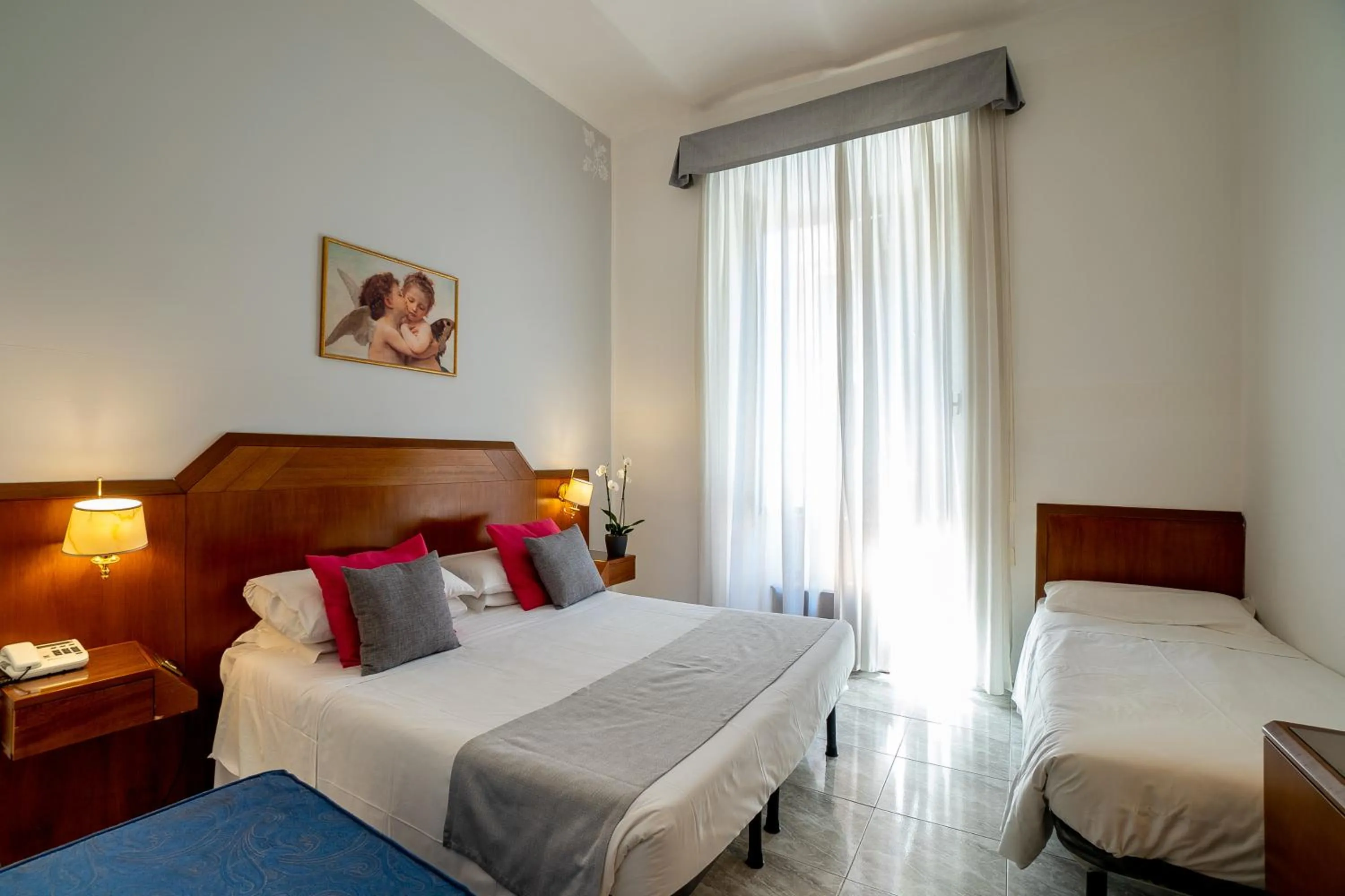 Bedroom, Bed in Hotel Gabriella