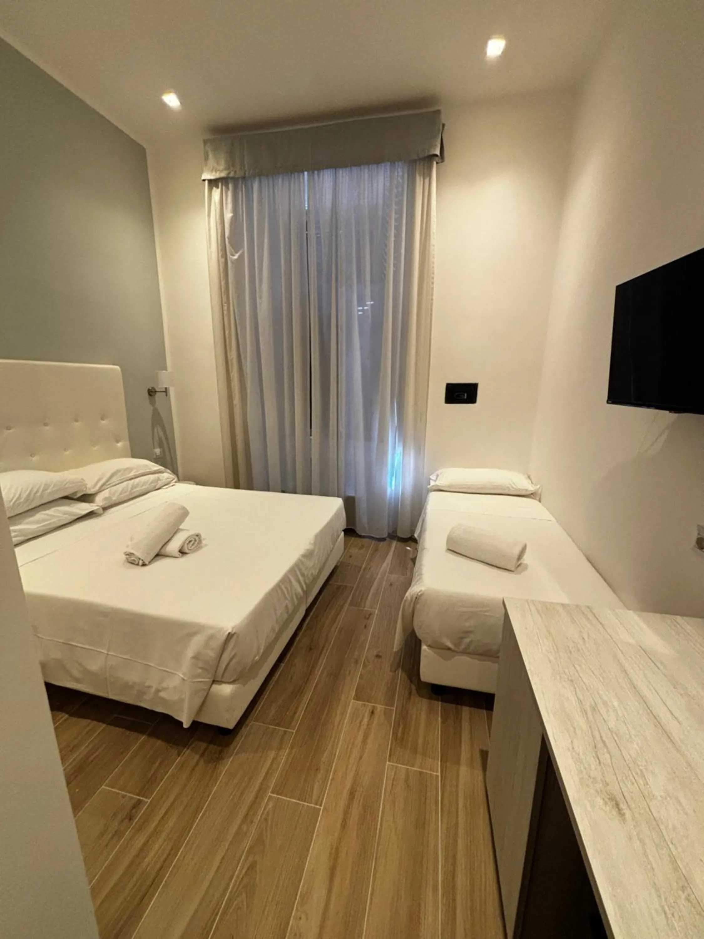 Bed in Hotel Gabriella