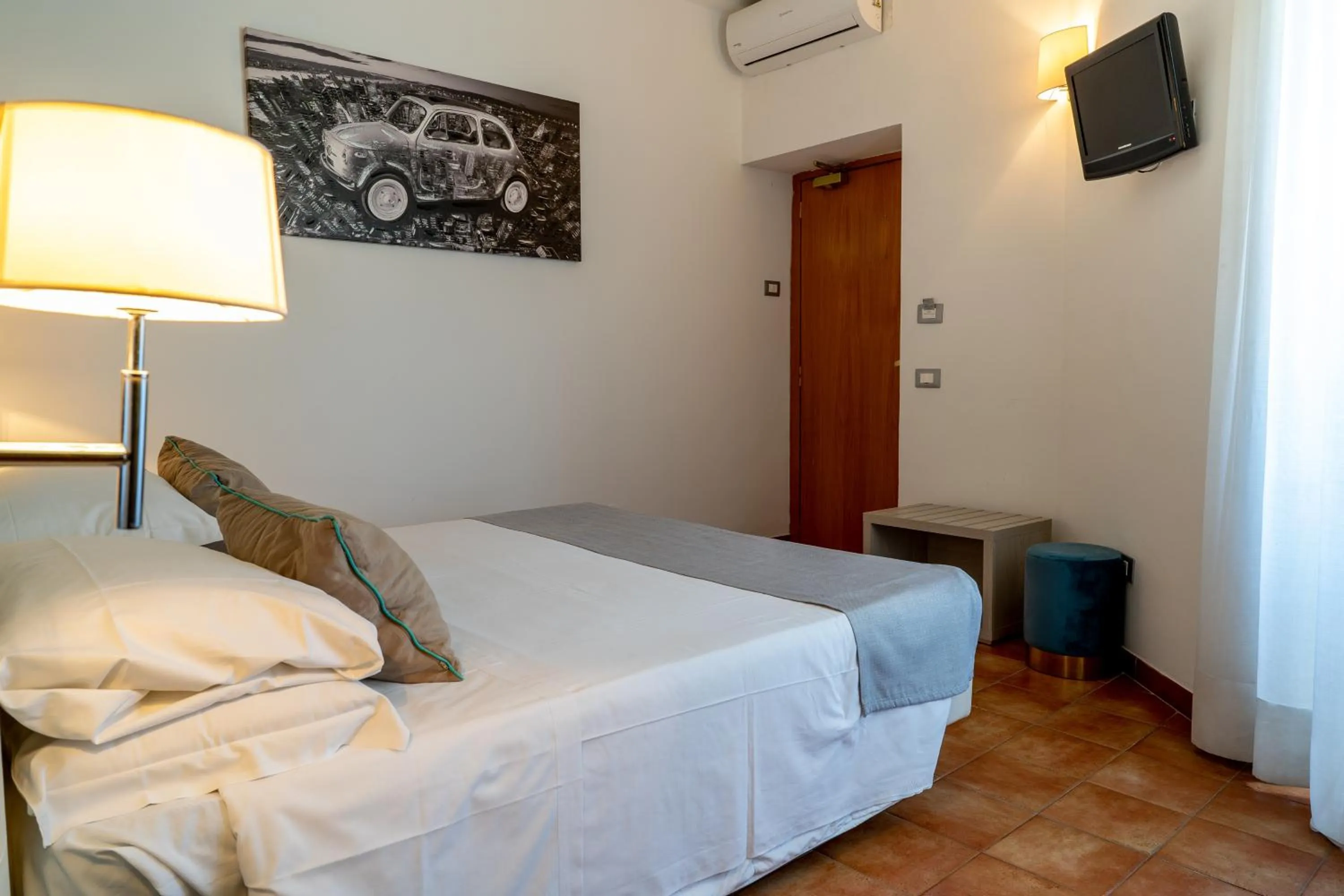 Bedroom, Bed in Hotel Gabriella