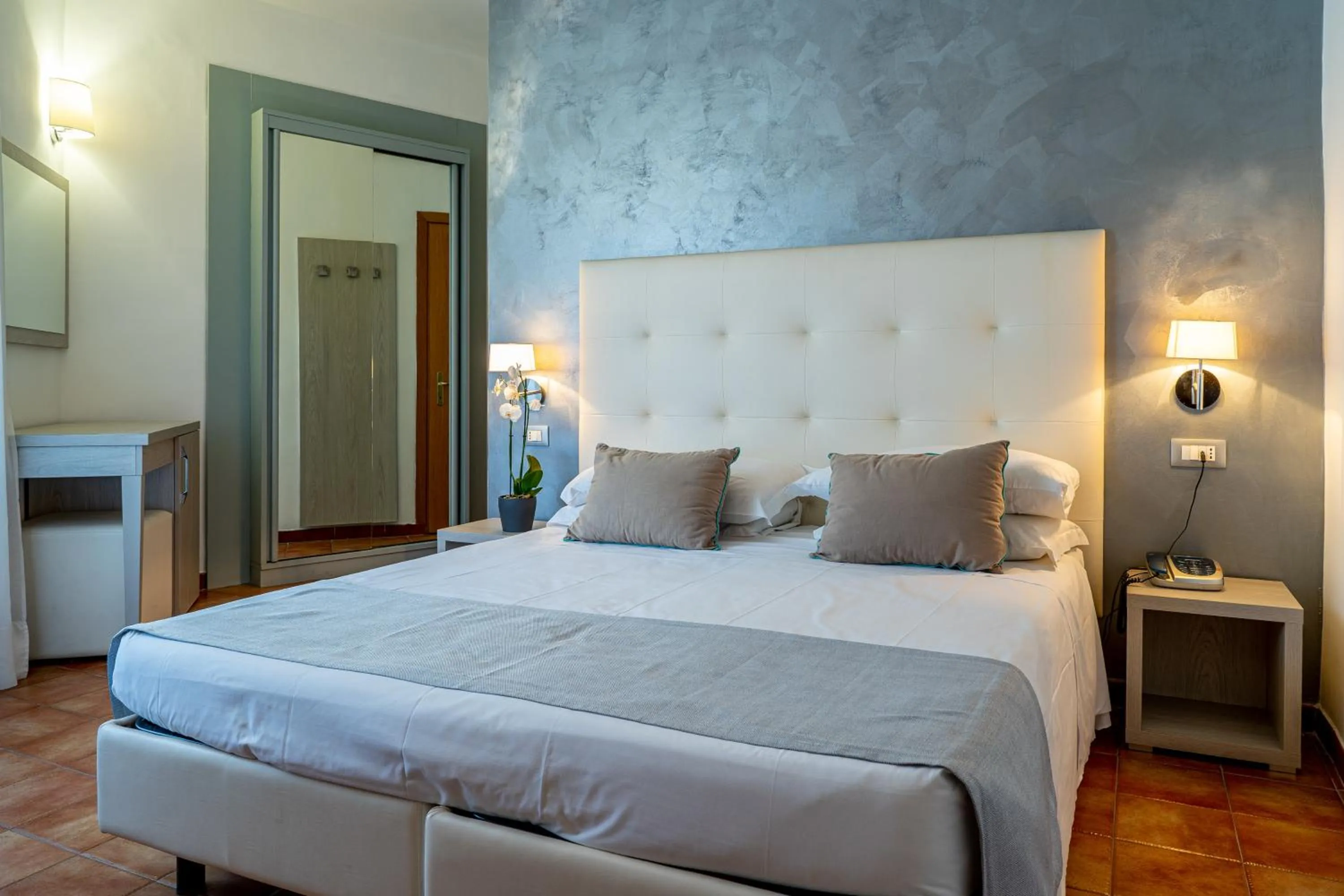 Bedroom, Bed in Hotel Gabriella