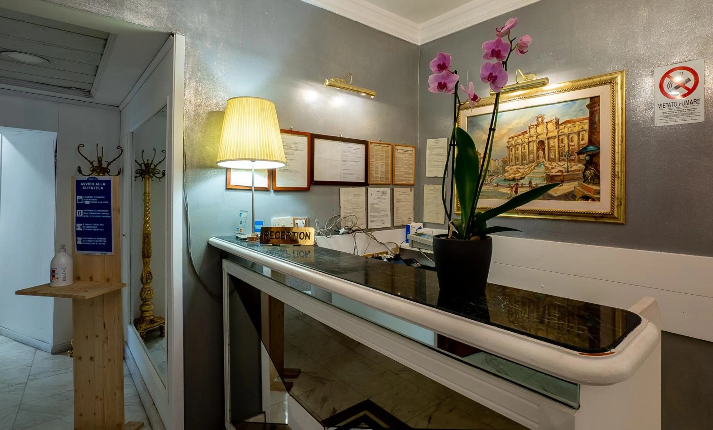 Lobby or reception in Hotel Gabriella