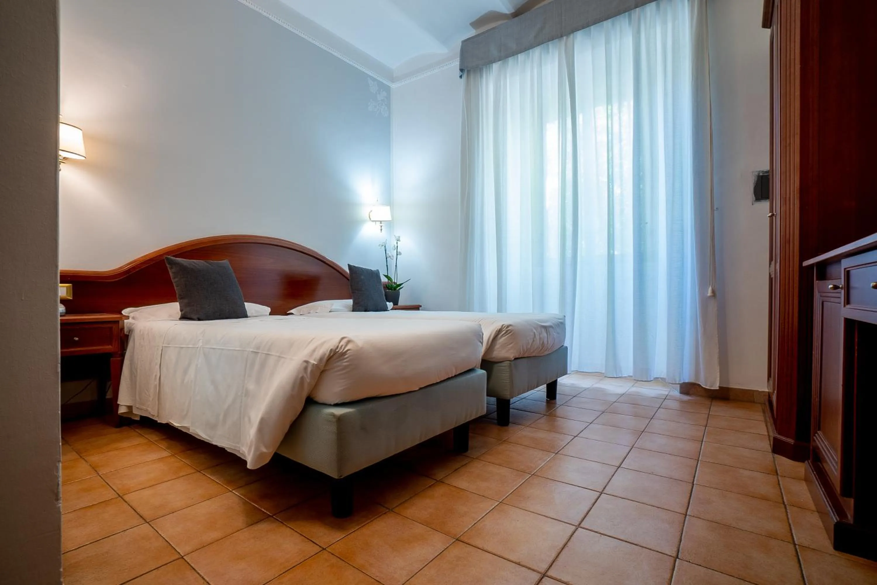 Bed in Hotel Gabriella