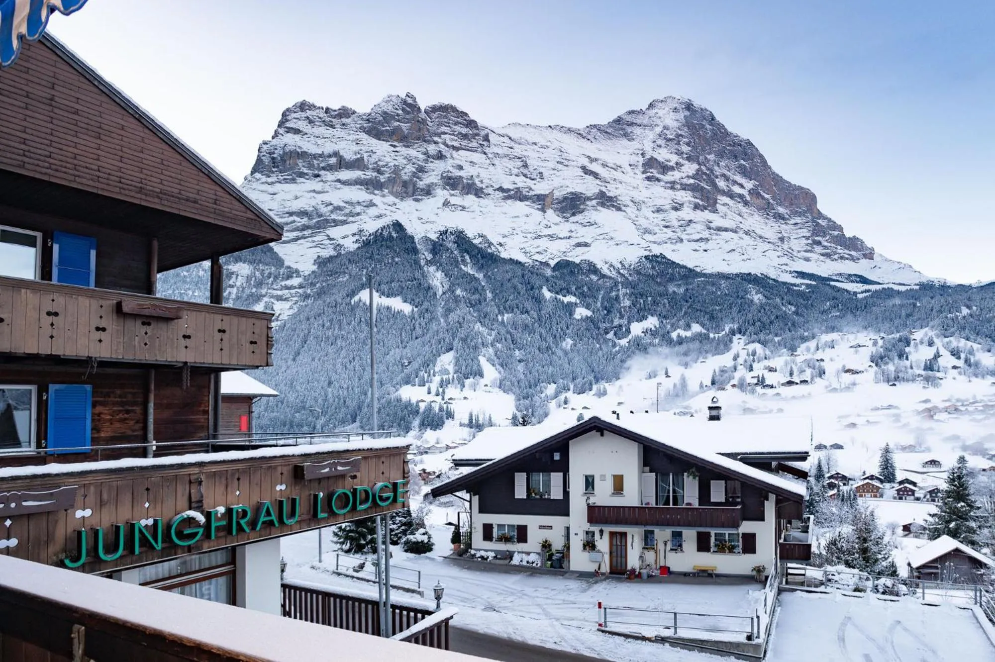 Mountain view in Apartment Jungfrau Lodge