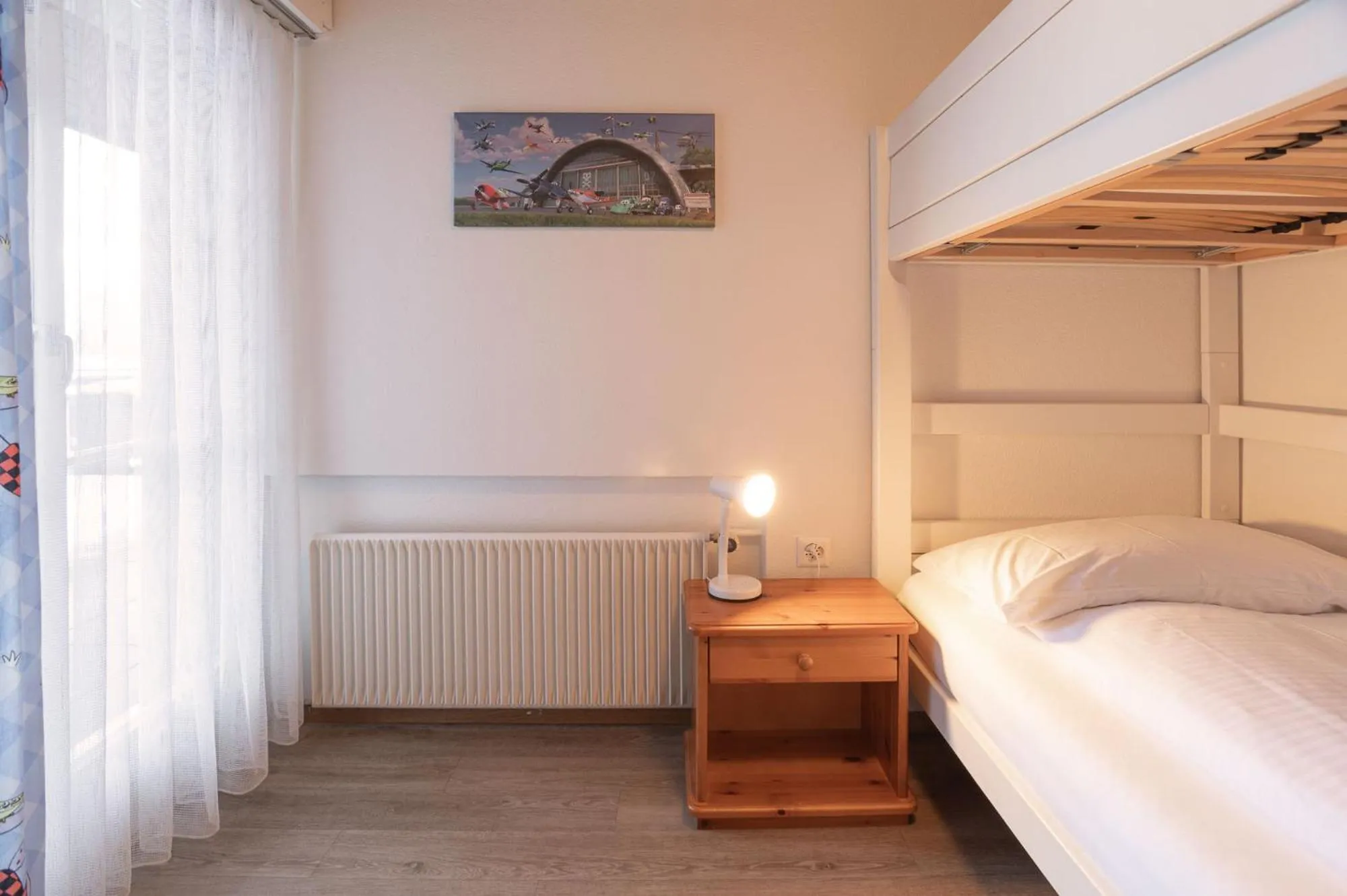 Bedroom, Bed in Apartment Jungfrau Lodge