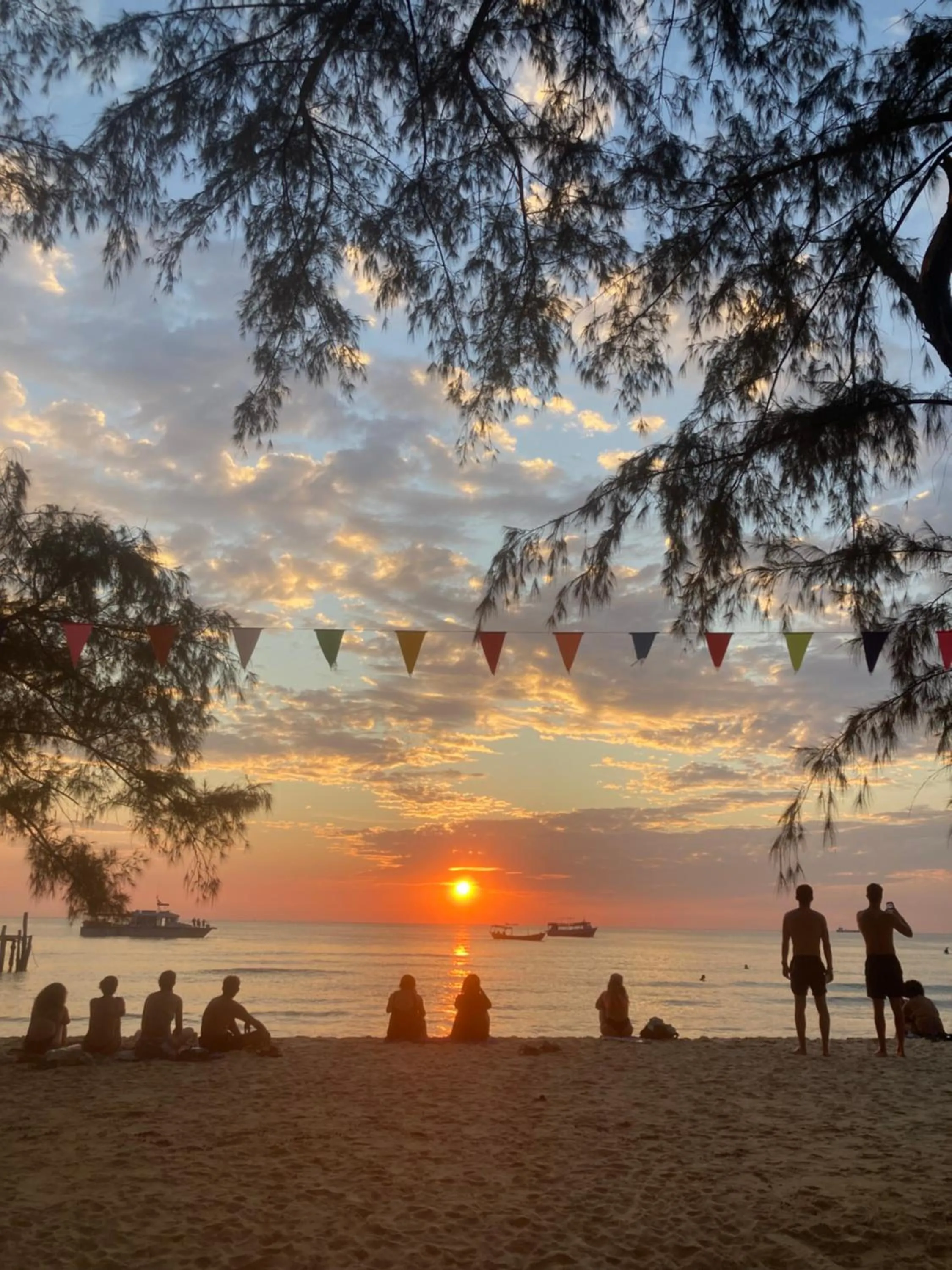 Sunset in Lazy Beach