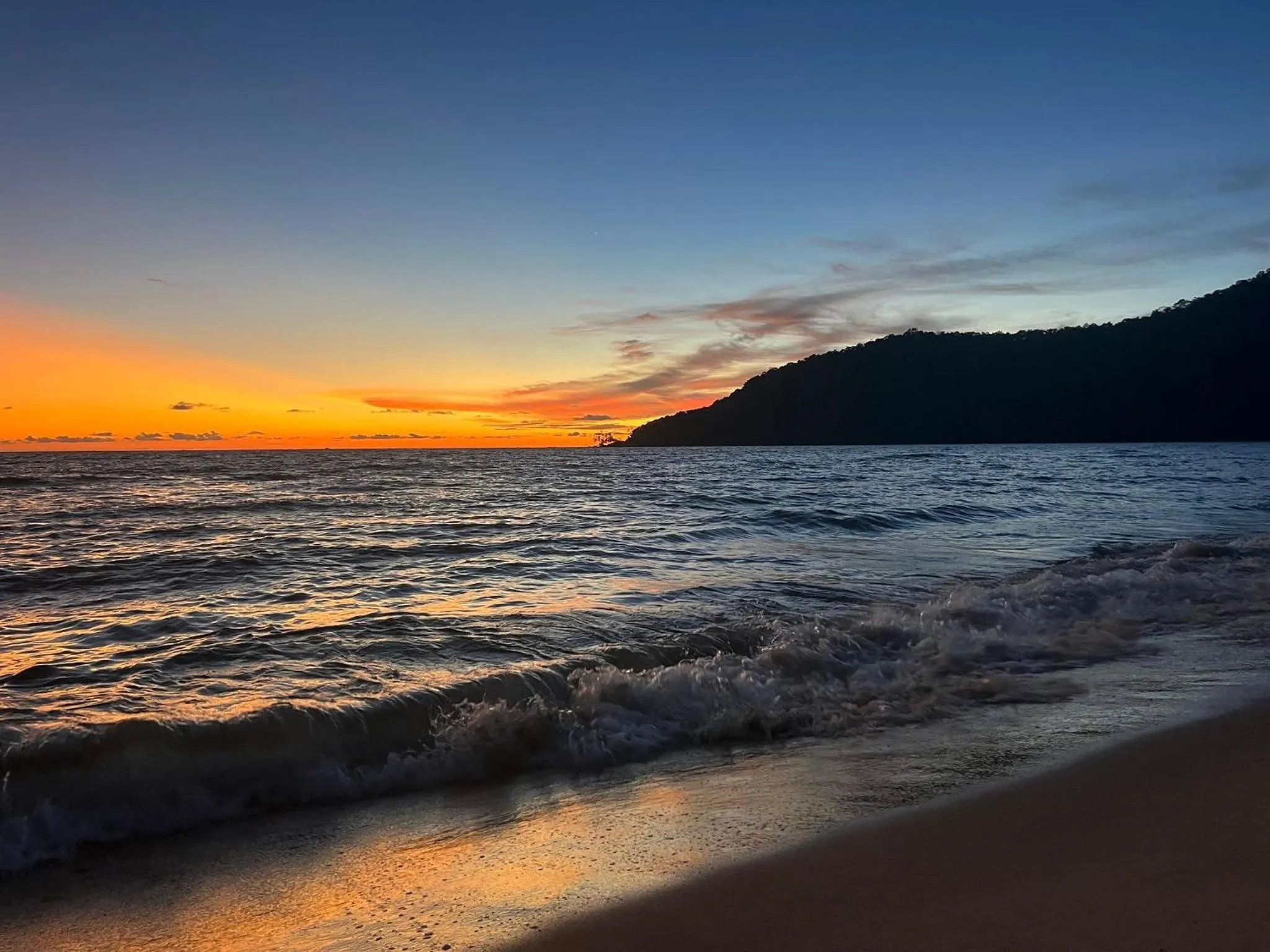 Sunset in Lazy Beach