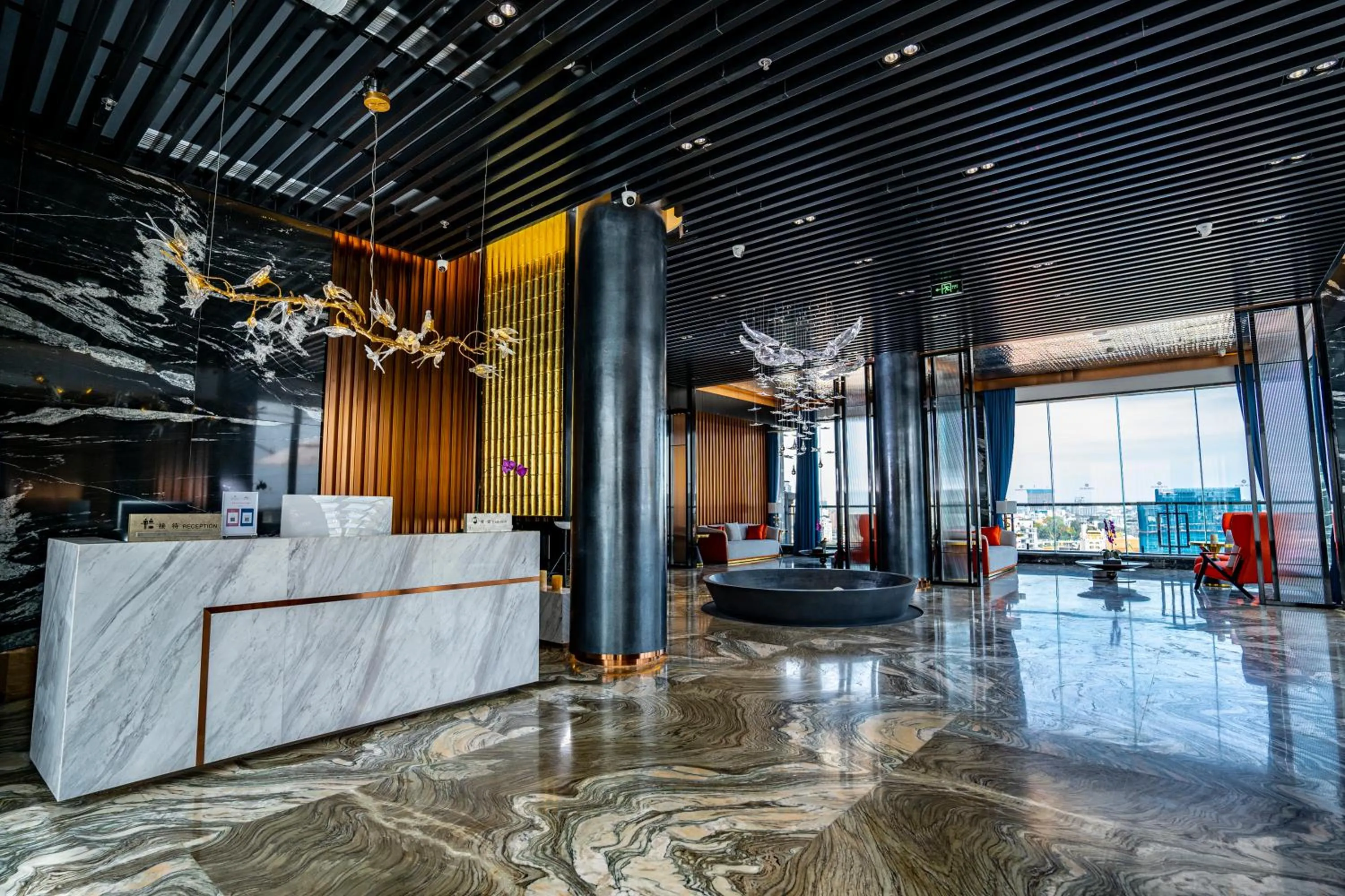 Lobby or reception in OCEAN HOTEL