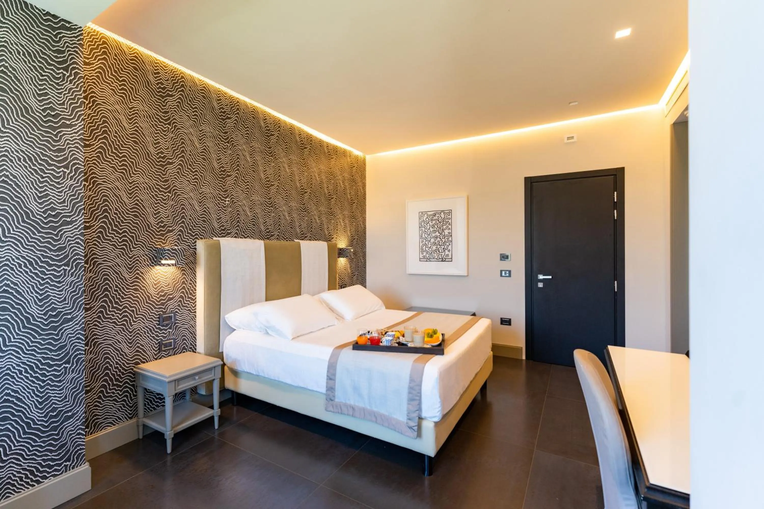 Bedroom, Bed in Hotel Il Gabbiano