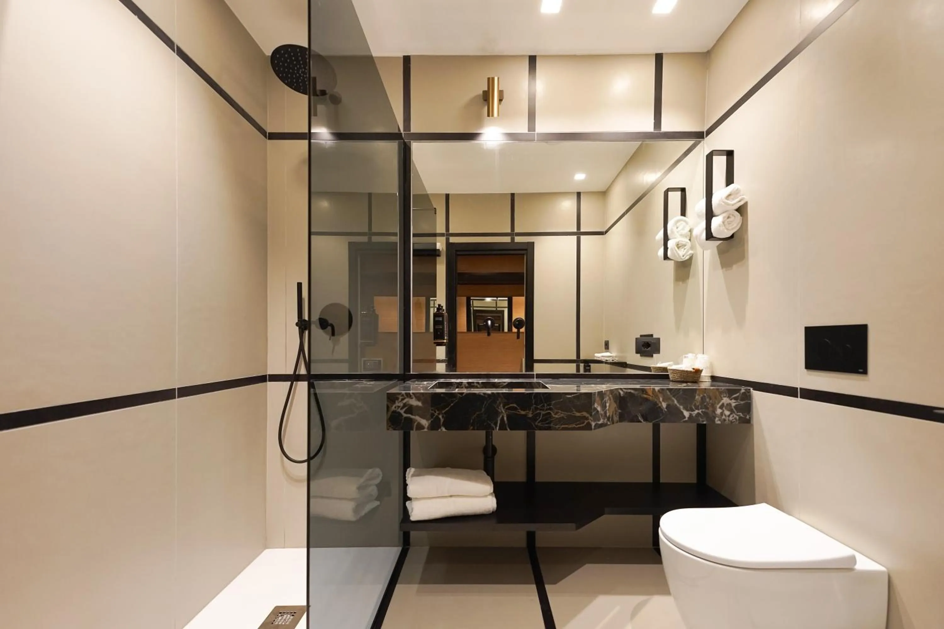 Bathroom in Hotel Il Gabbiano