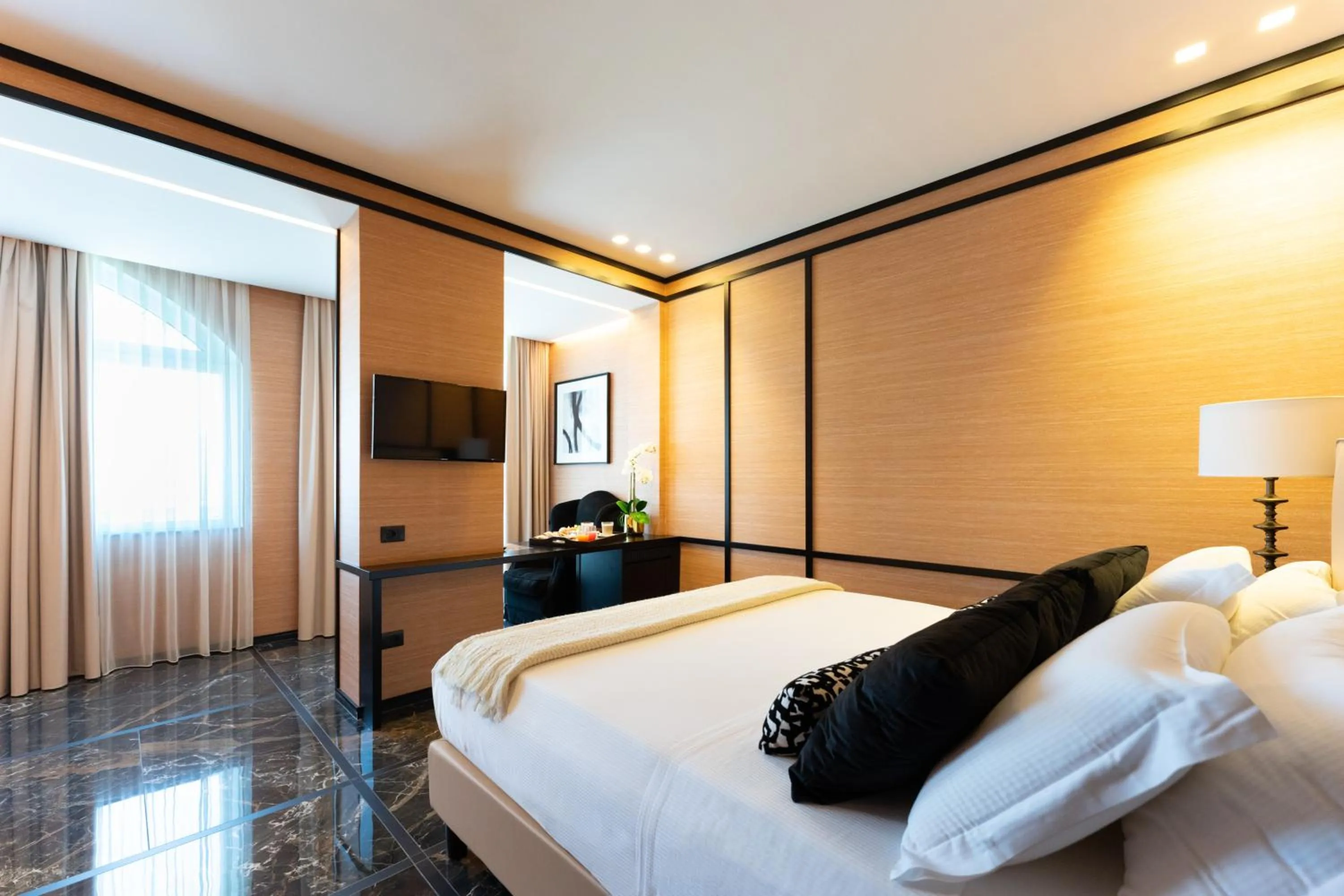 Bedroom, Bed in Hotel Il Gabbiano