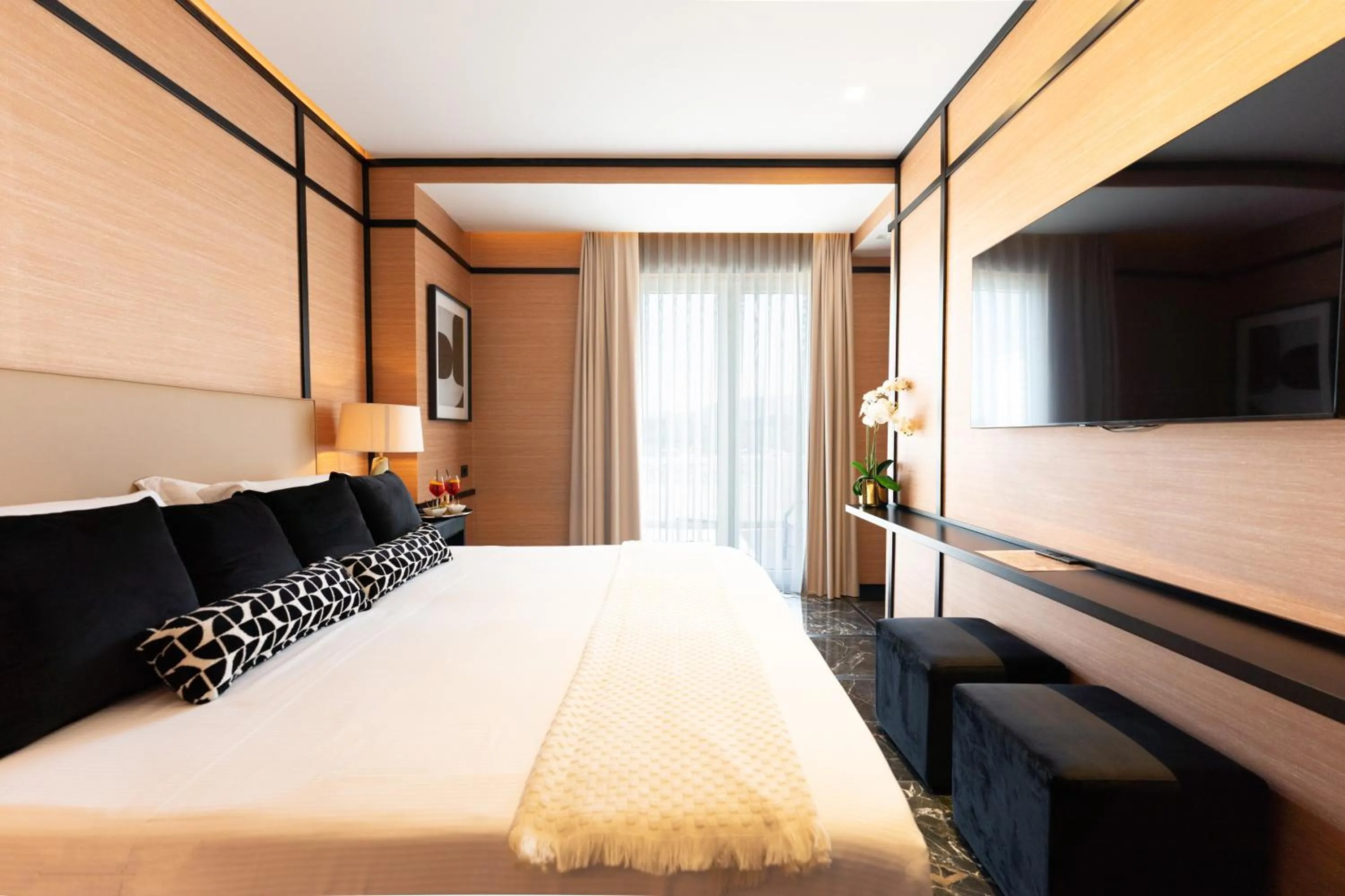 Bedroom, Bed in Hotel Il Gabbiano