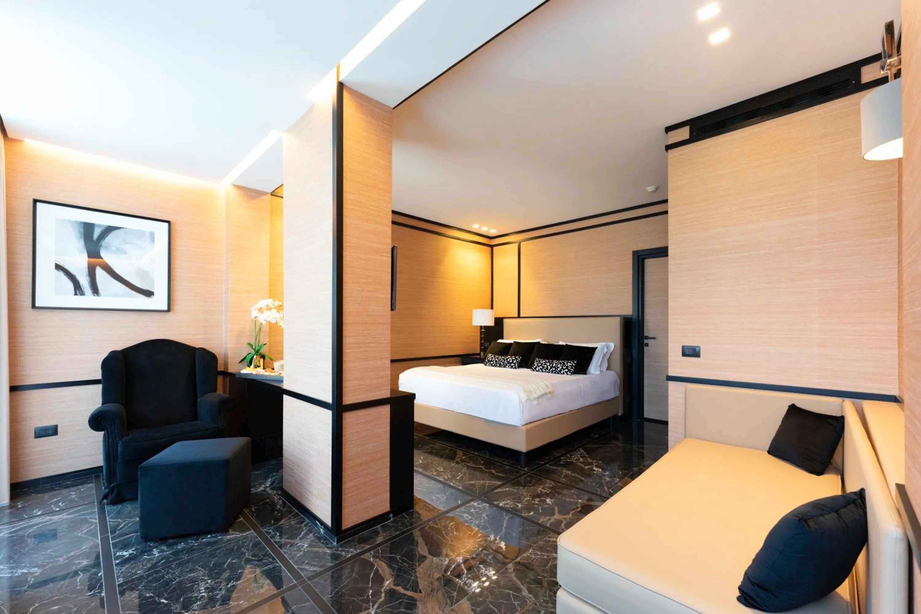 Bedroom, Bed in Hotel Il Gabbiano