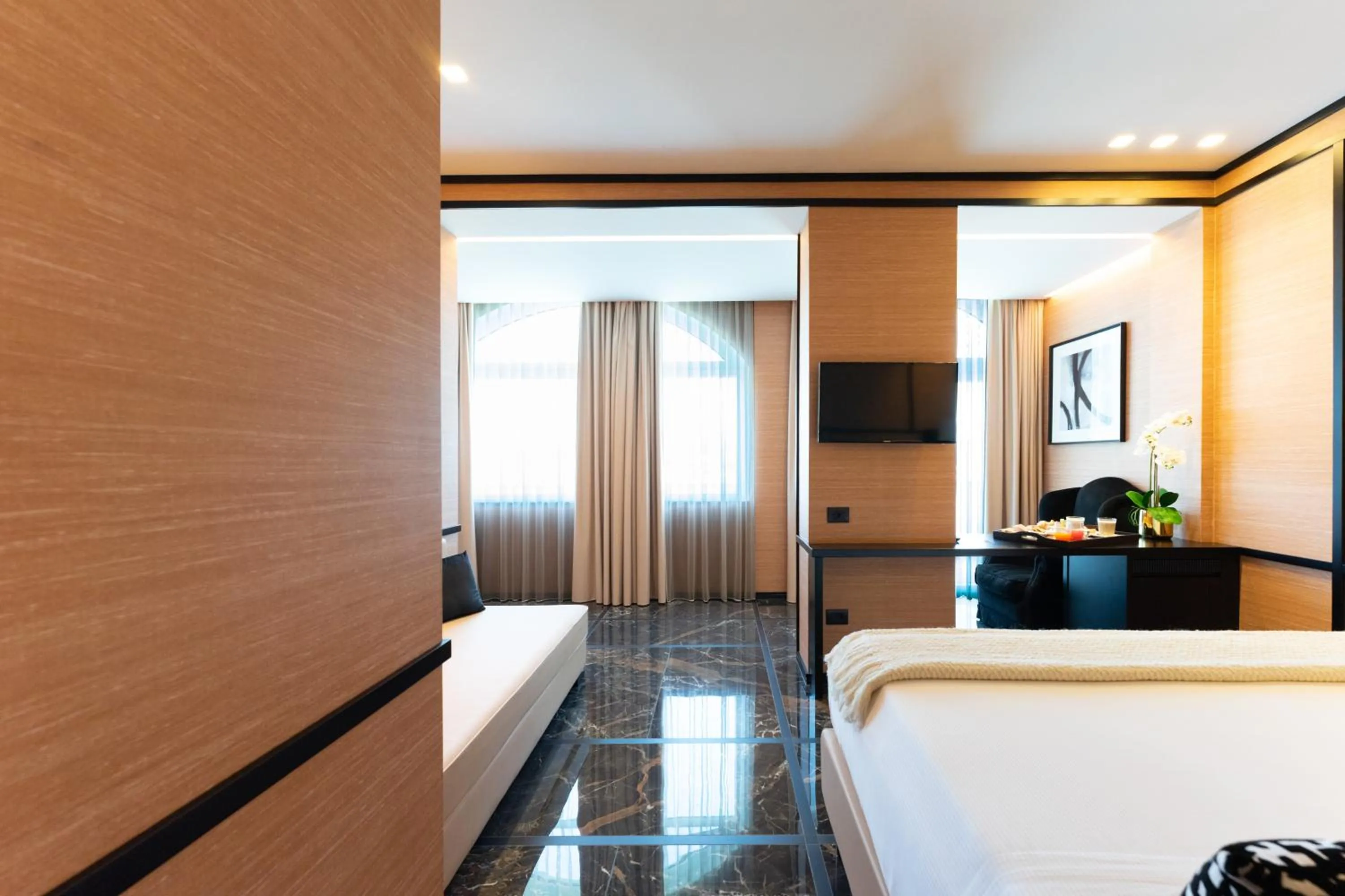 Bedroom, Bed in Hotel Il Gabbiano