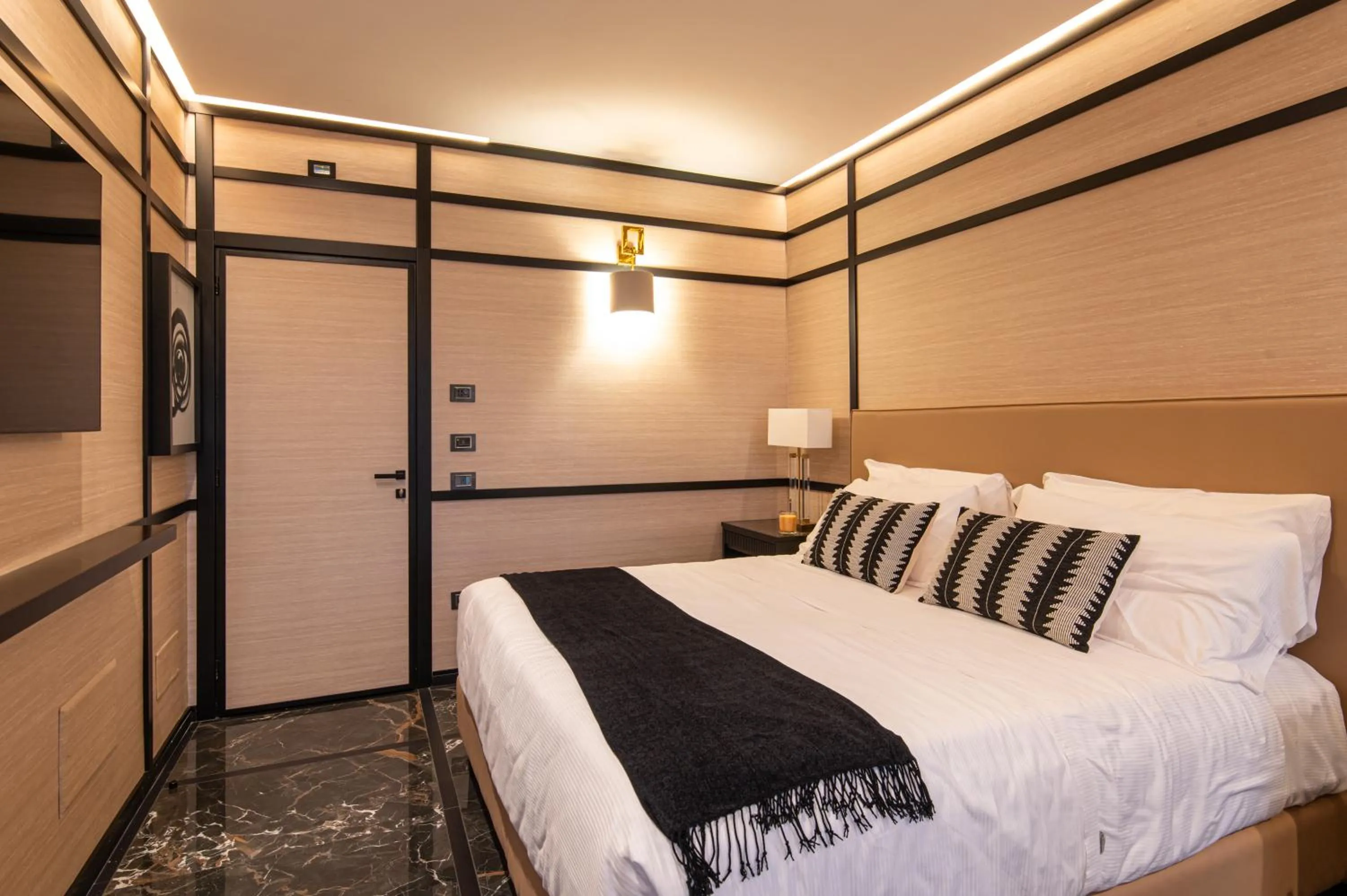 Bedroom, Bed in Hotel Il Gabbiano