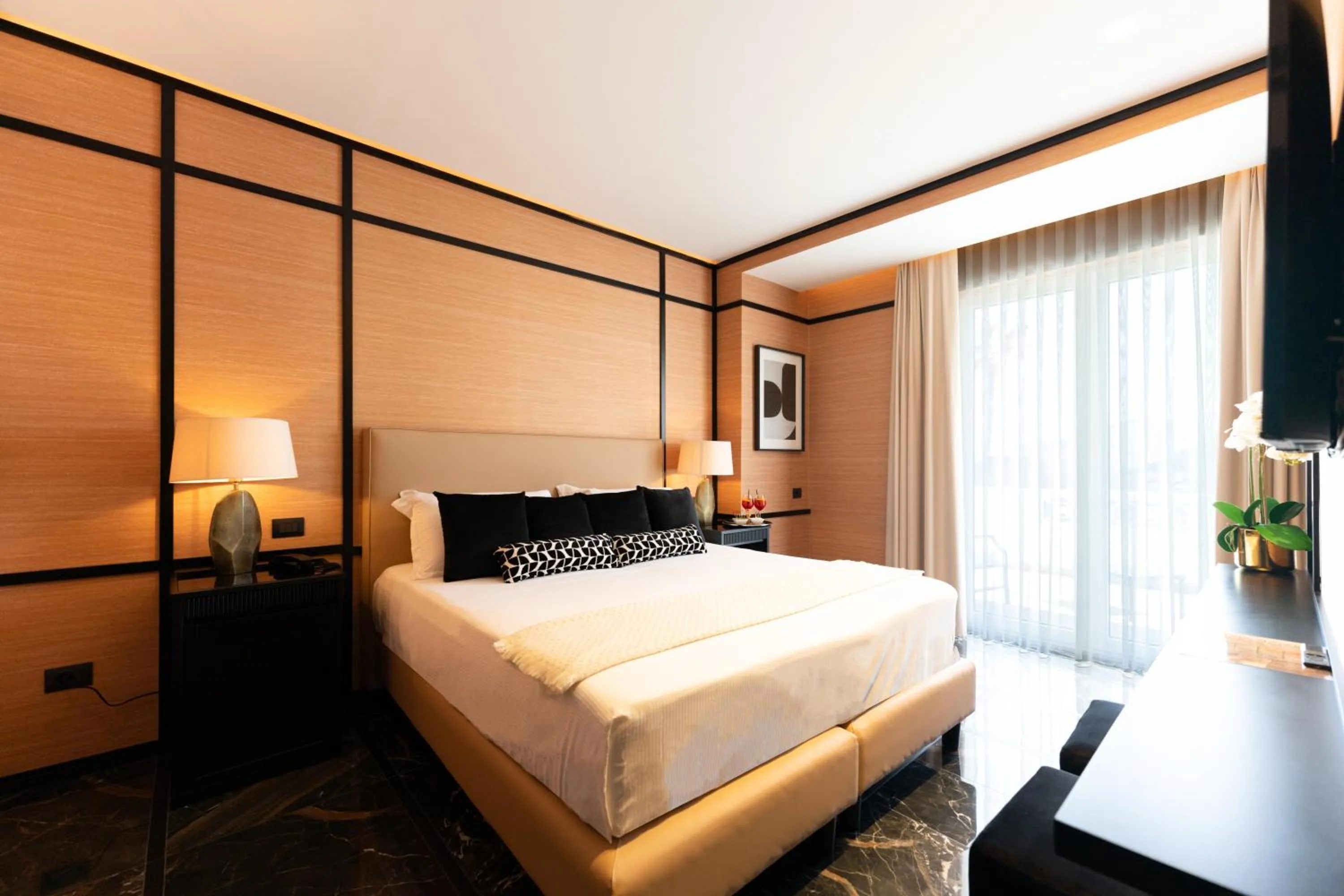 Bedroom, Bed in Hotel Il Gabbiano