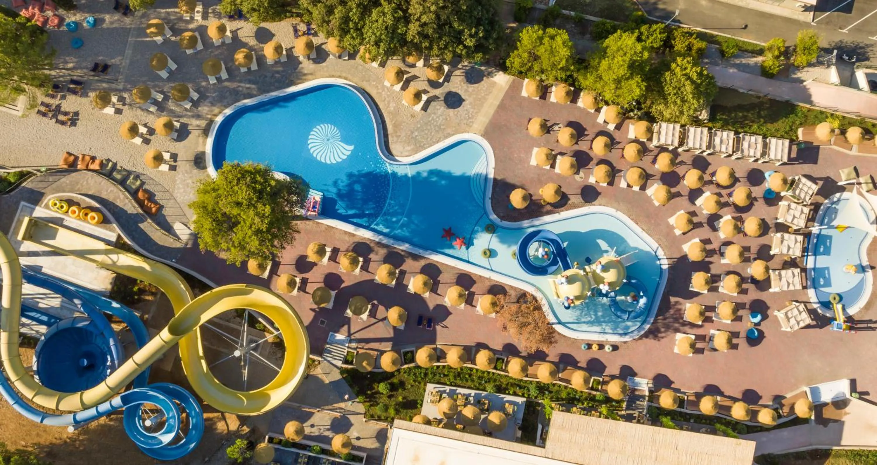 Bird's eye view in Valamar Amicor Resort
